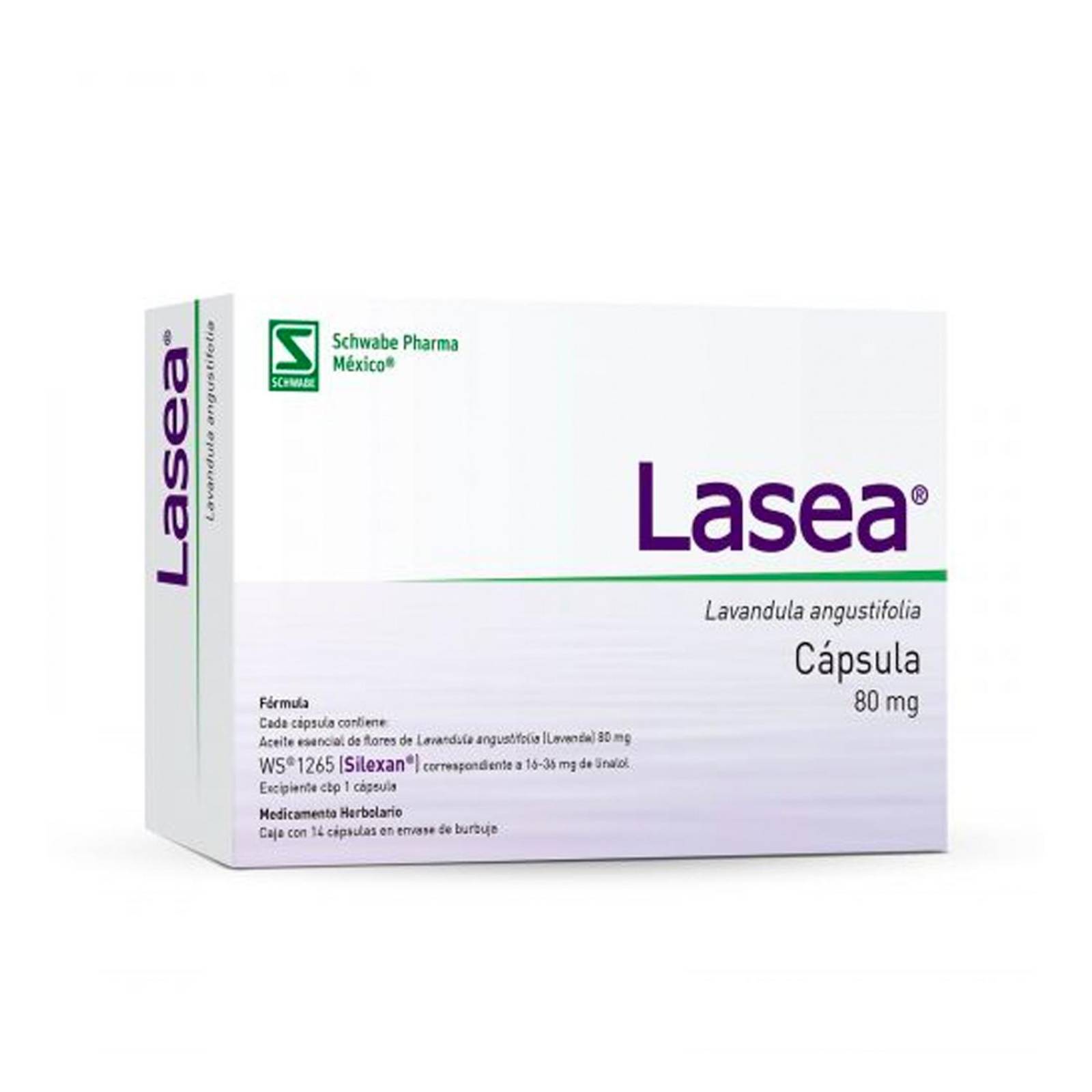 Lavandula Angustifolia Lasea 80 mg 14 Cápsulas 