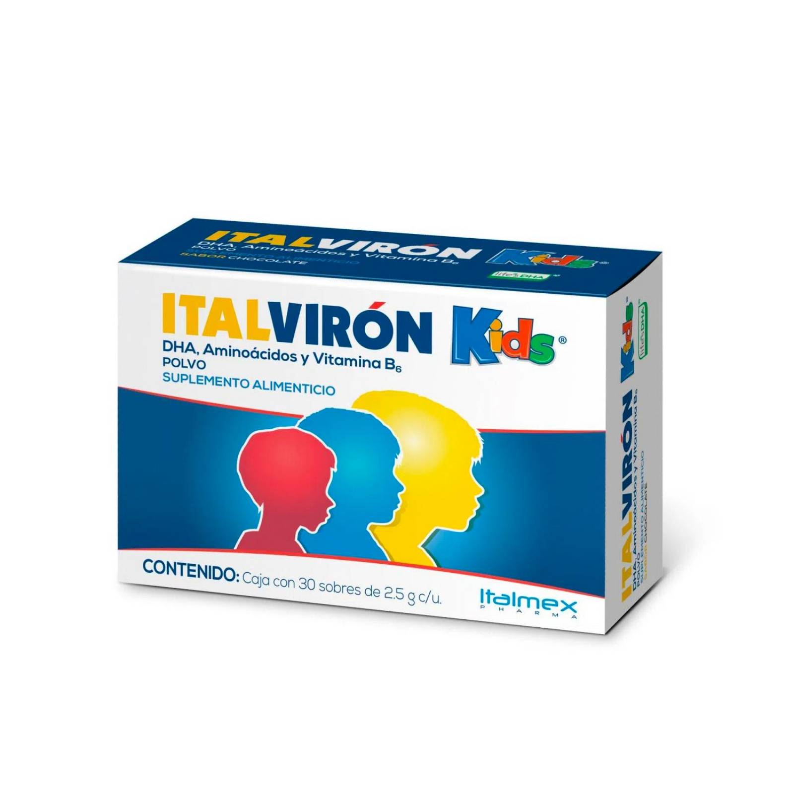 Suplemento Alimenticio Italviron Kids 30 Sobres de 2.5 gr 