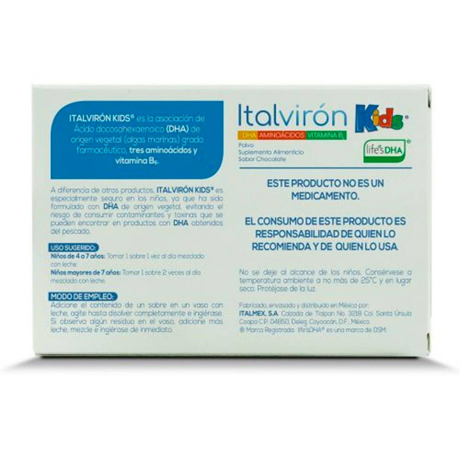 Suplemento Alimenticio Italviron Kids 30 Sobres de 2.5 gr 