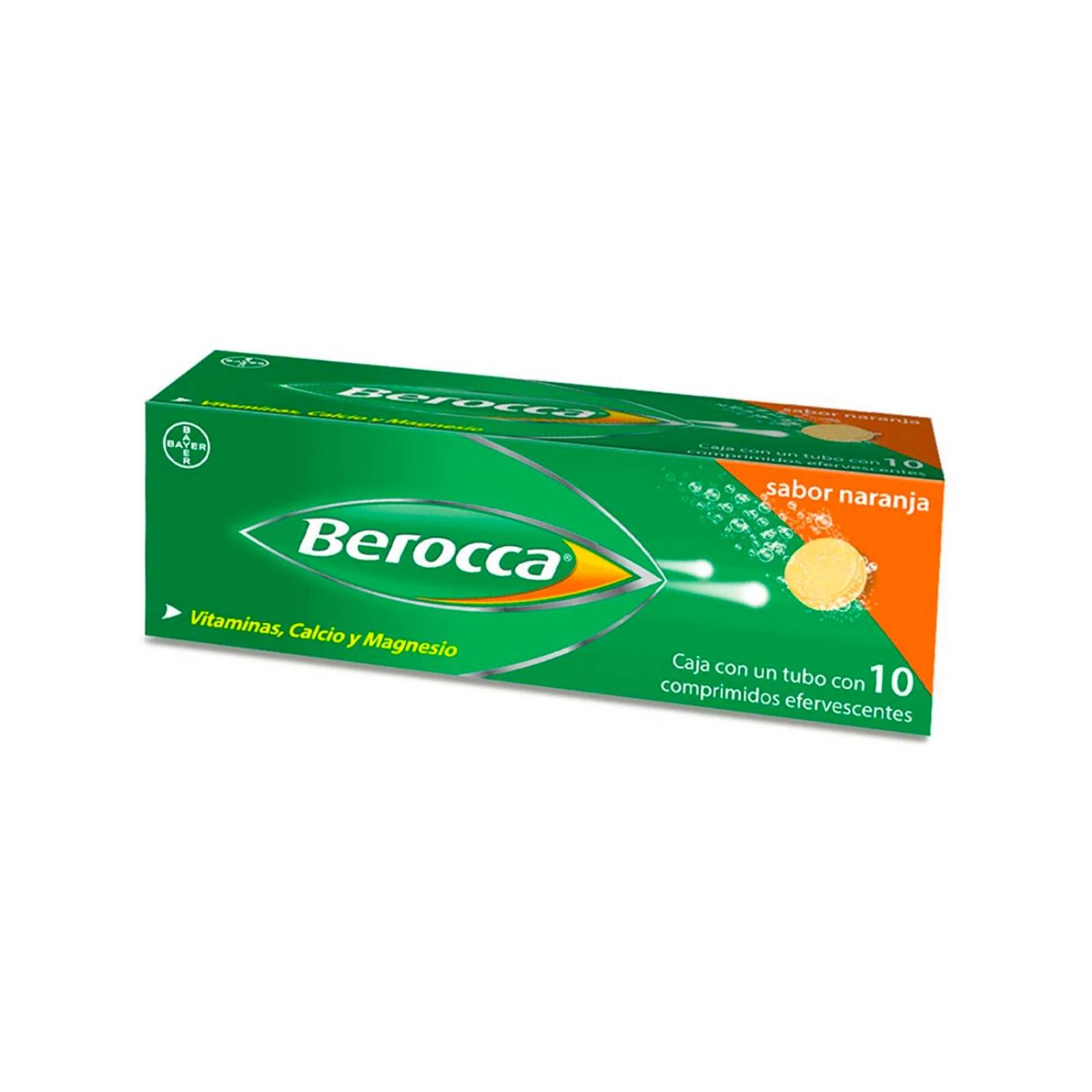 Multivitamínico Berocca Efervescente 10 Tabletas 