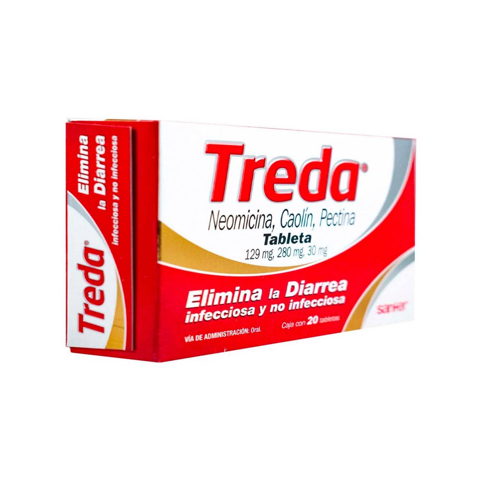 Tabletas Treda Oral 20 piezas 