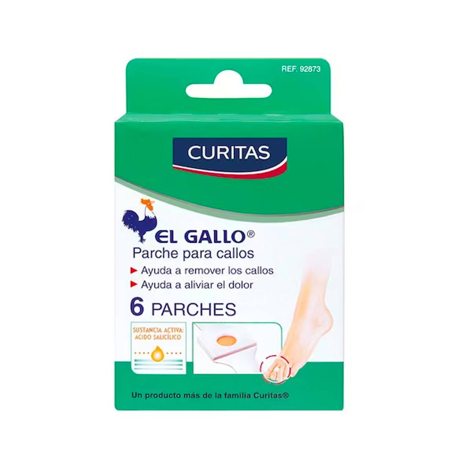 Parches para Callos Curitas El Gallo 6 piezas 