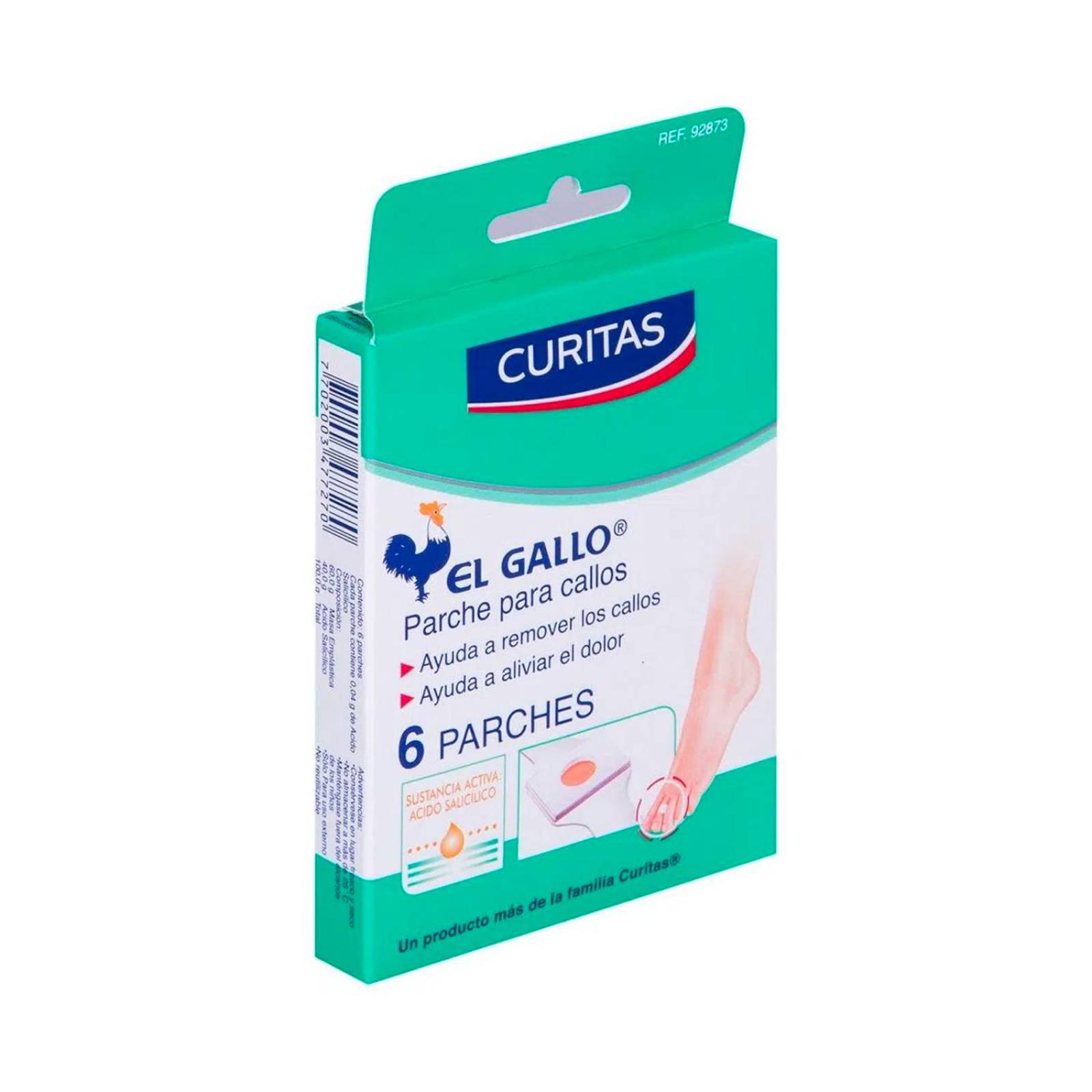 Parches para Callos Curitas El Gallo 6 piezas 