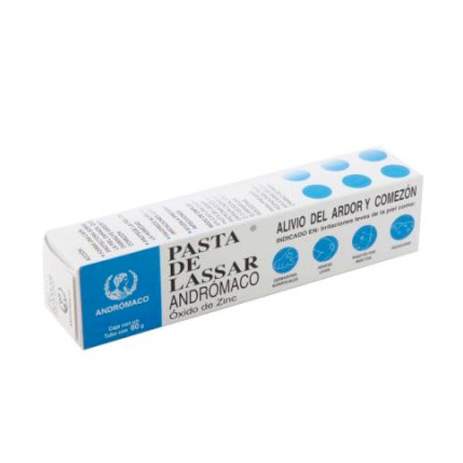 Pasta De Lassar Andrómaco Óxido De Zinc 110 Gr