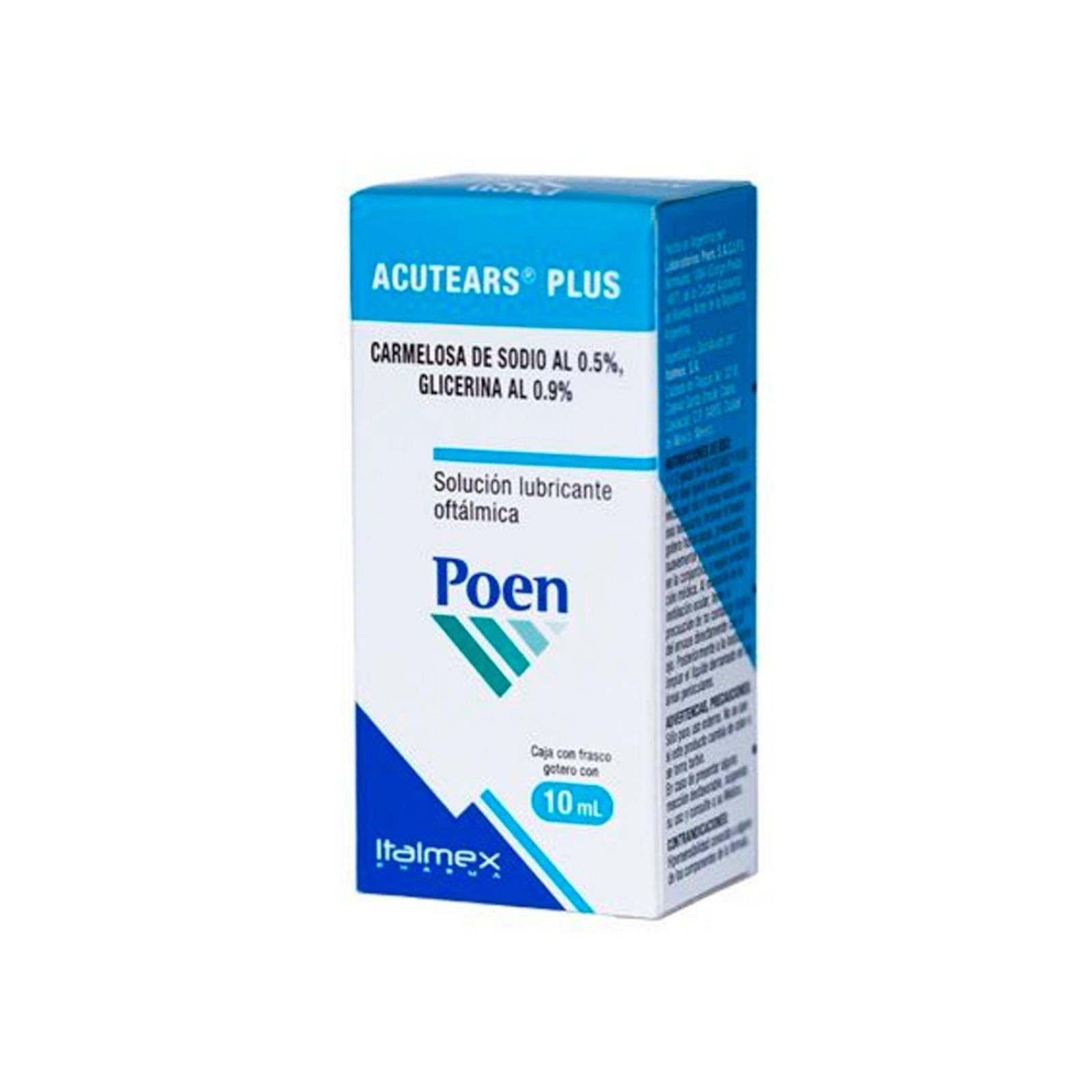 Solucion Lubricante Oftálmica Acutears Plus 10 ml 