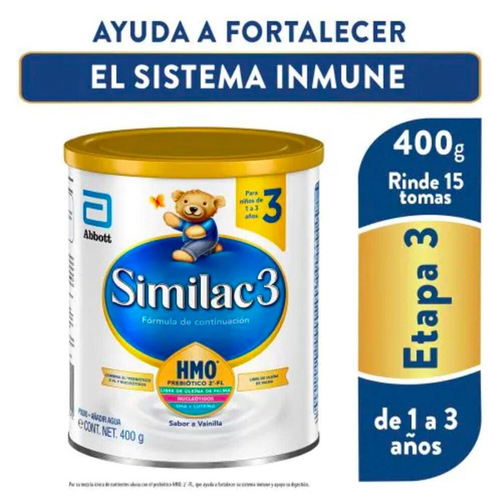 Fórmula Infantil Similac Etapa 3 400 gr 