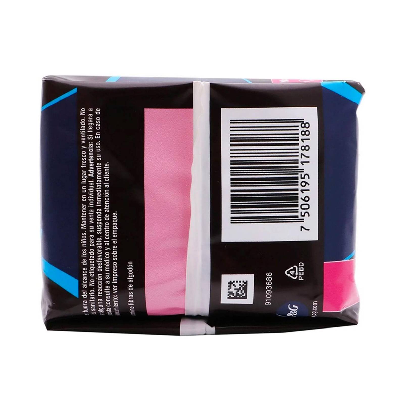 Toallas Femeninas Always Nocturna Suave con Alas 8 piezas 