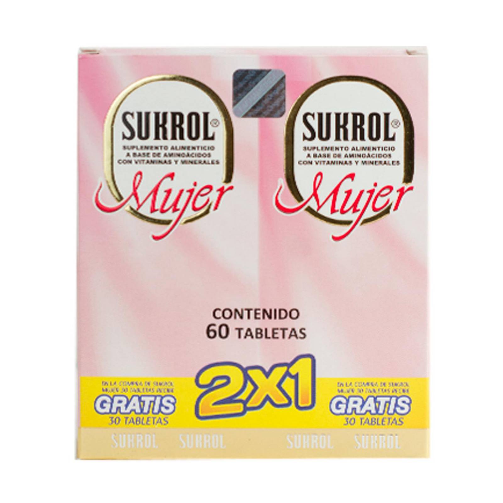 Suplemento Alimenticio Sukrol Mujer 60 Tabletas 