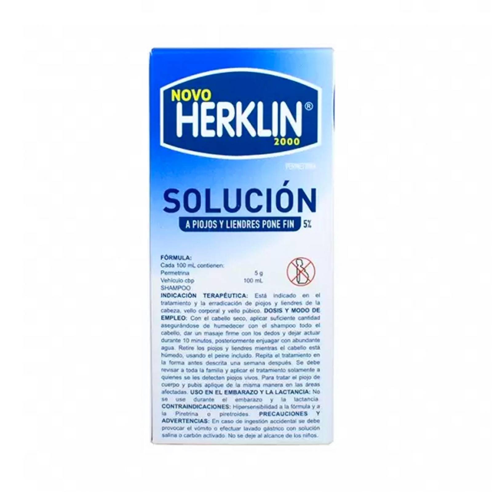 Solución para Piojos y Liendres Herklin Esencial 60 ml 