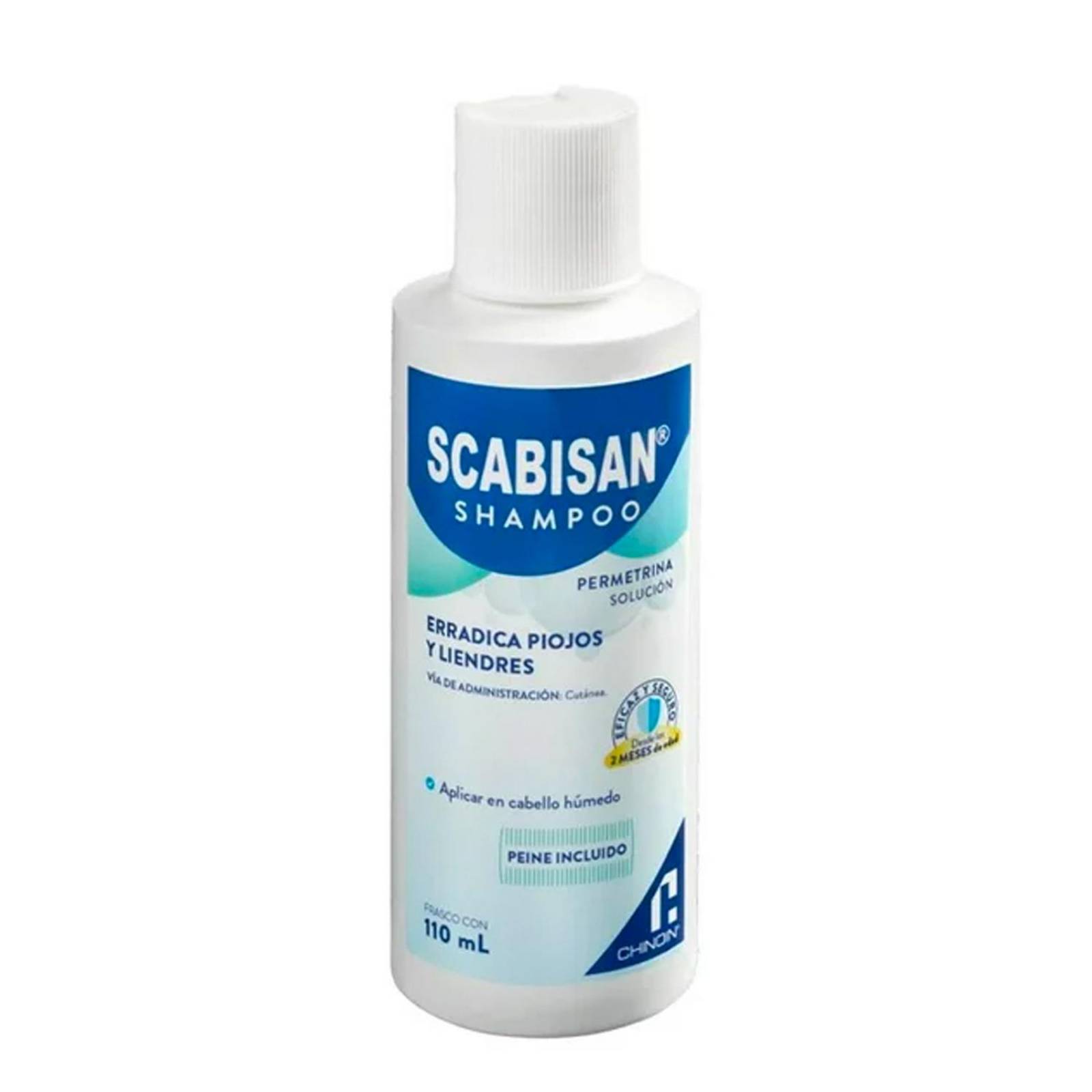 Shampoo Scabisan para Piojos y Liendres 110 ml 