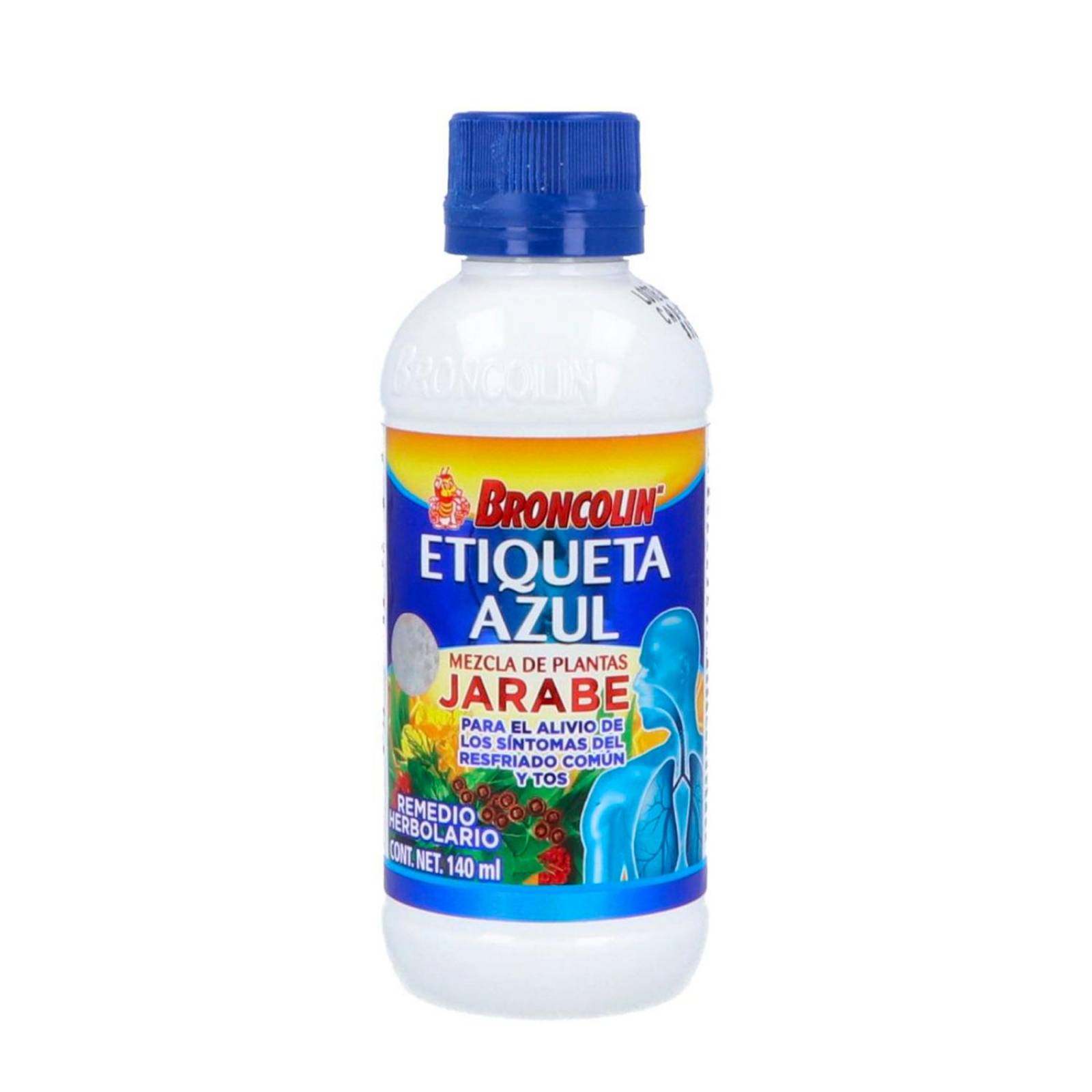 Jarabe Broncolin Etiqueta Azul 140 ml 