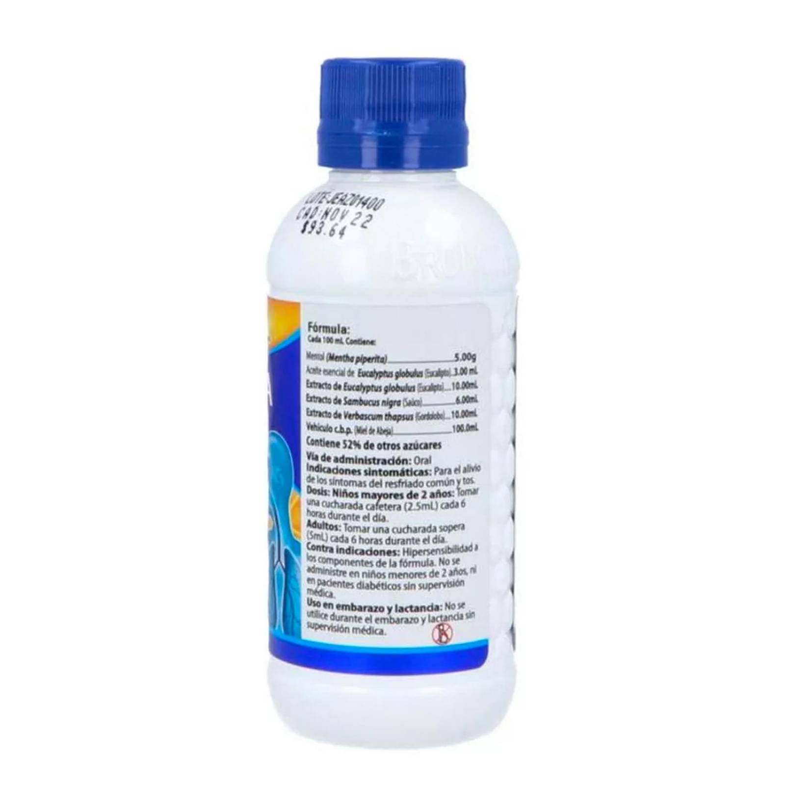 Jarabe Broncolin Etiqueta Azul 140 ml 