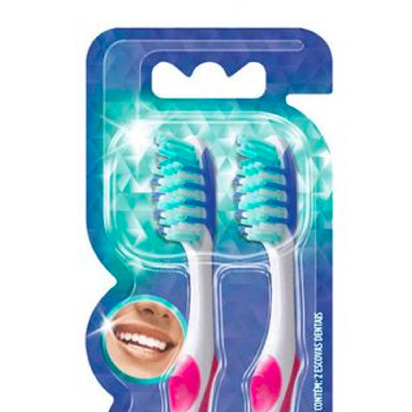 Cepillo dental Oral-B Advanced Radiant medio 2 pzas