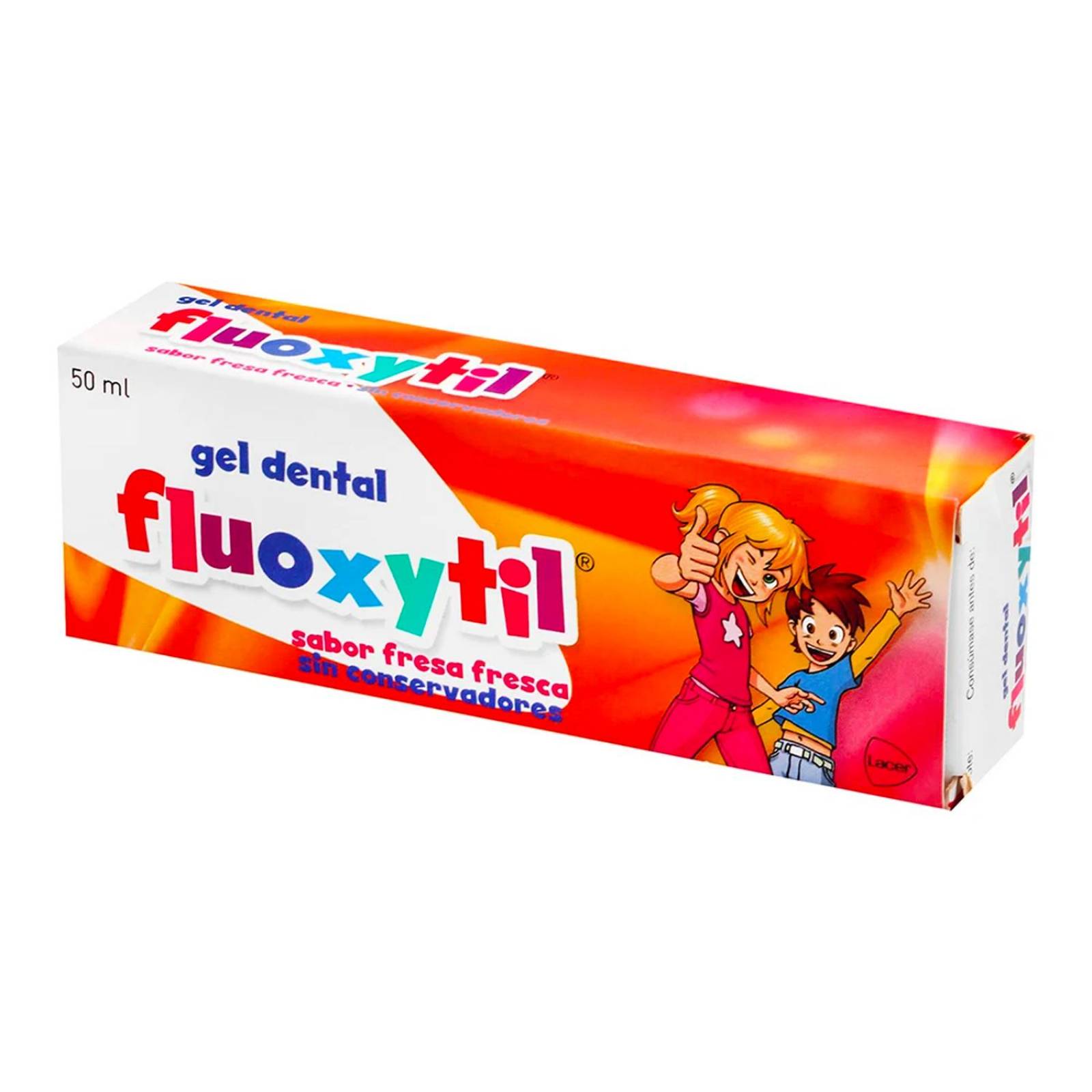 Gel Dental Fluoxytil Sabor Fresa 50 ml