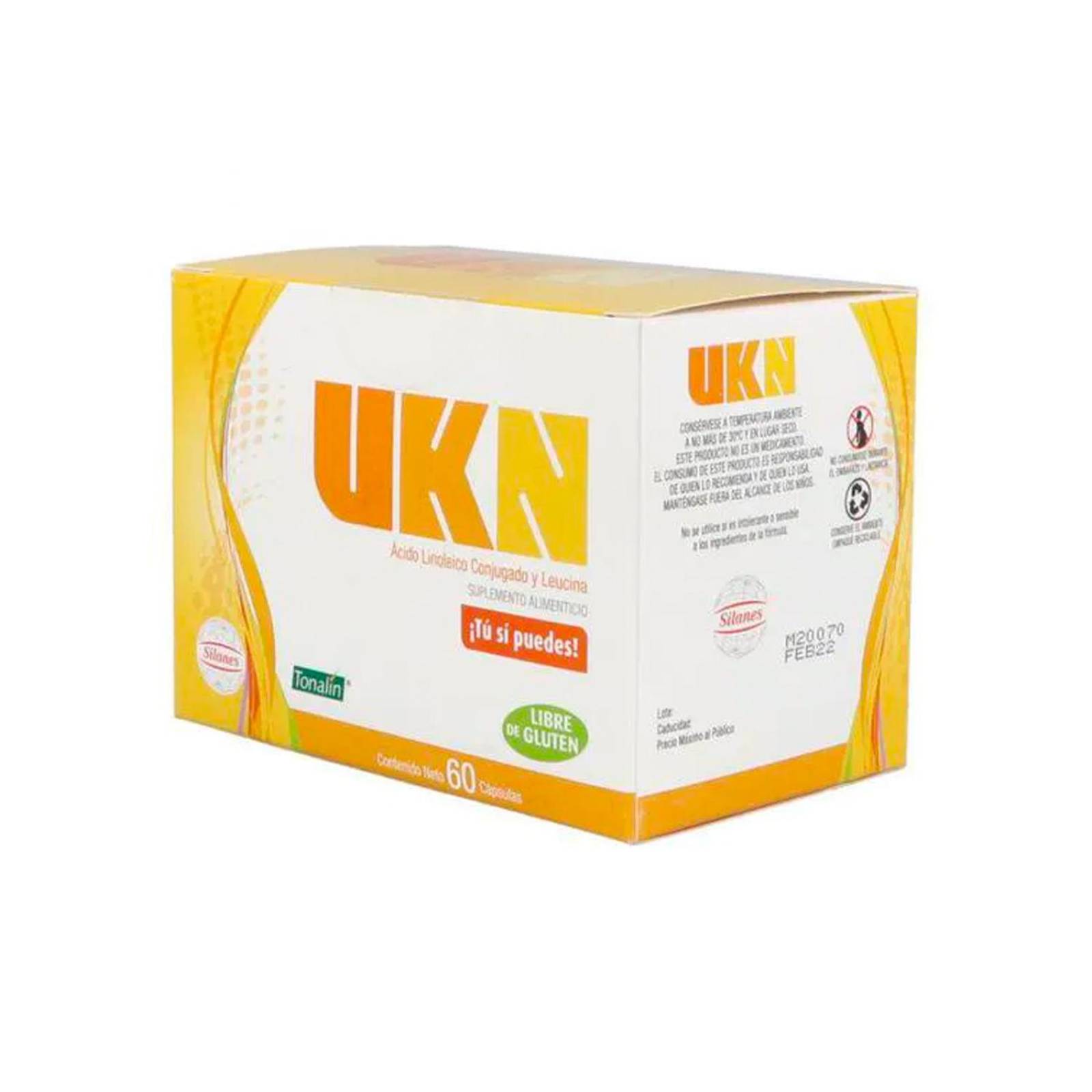 Suplemento Alimenticio UKN 60 Cápsulas 