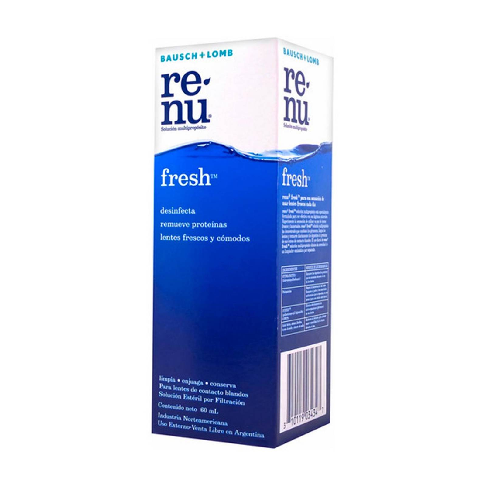 Solución Multipropósito Bausch + Lomb Renu Fresh 120 ml 