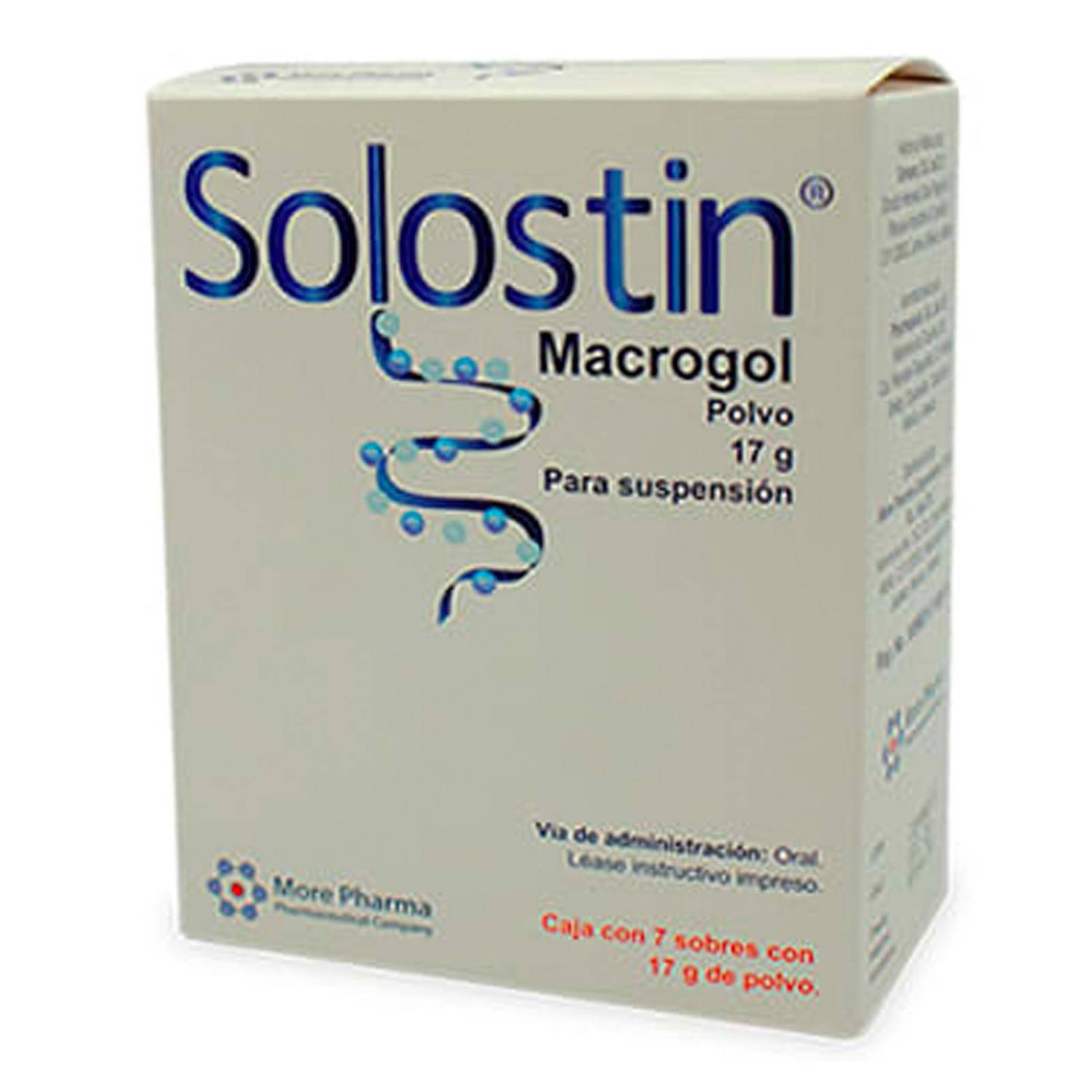 Solución Solostin 7 sobres con 17 gr 