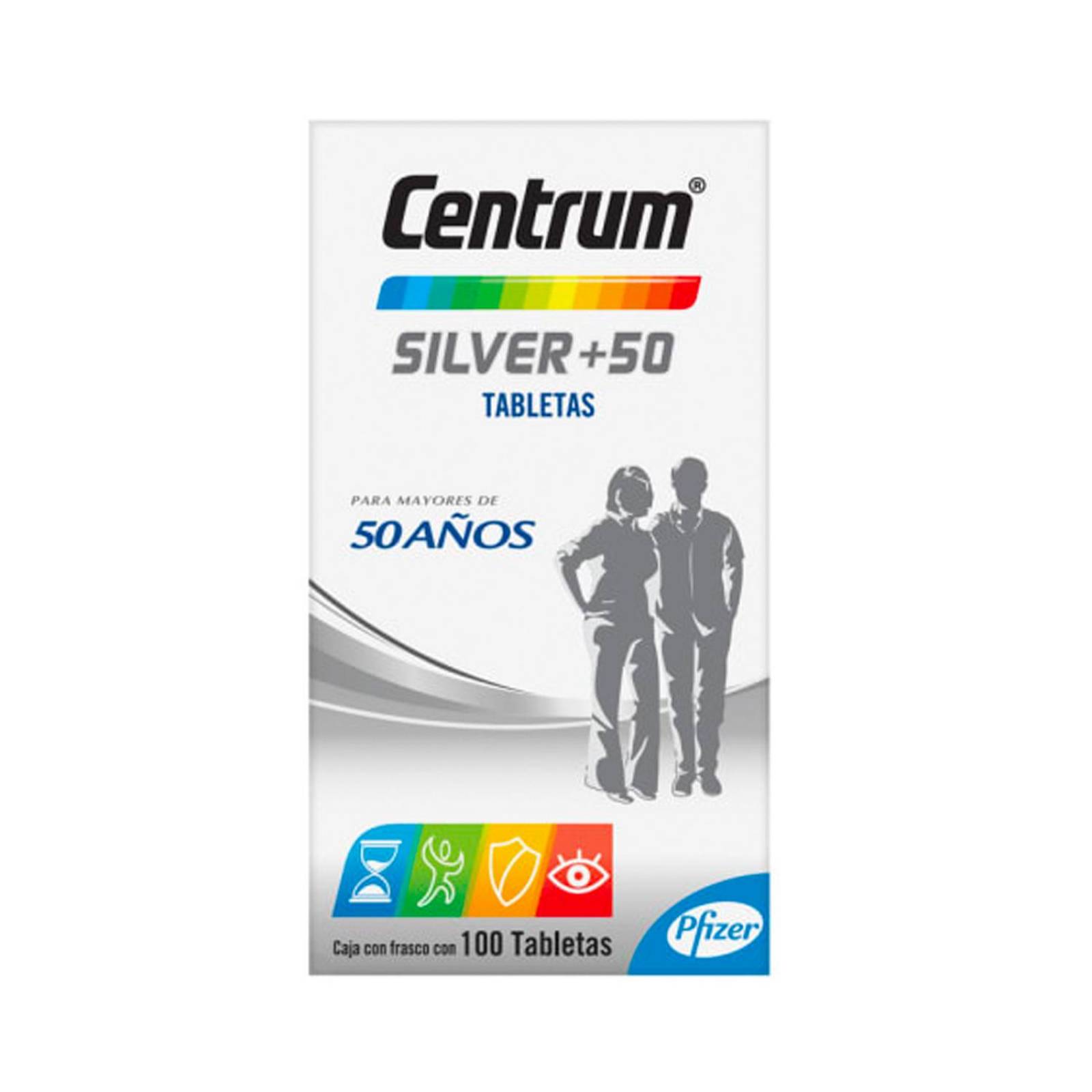Multivitamínico Centrum Silver +50 100 Tabletas
