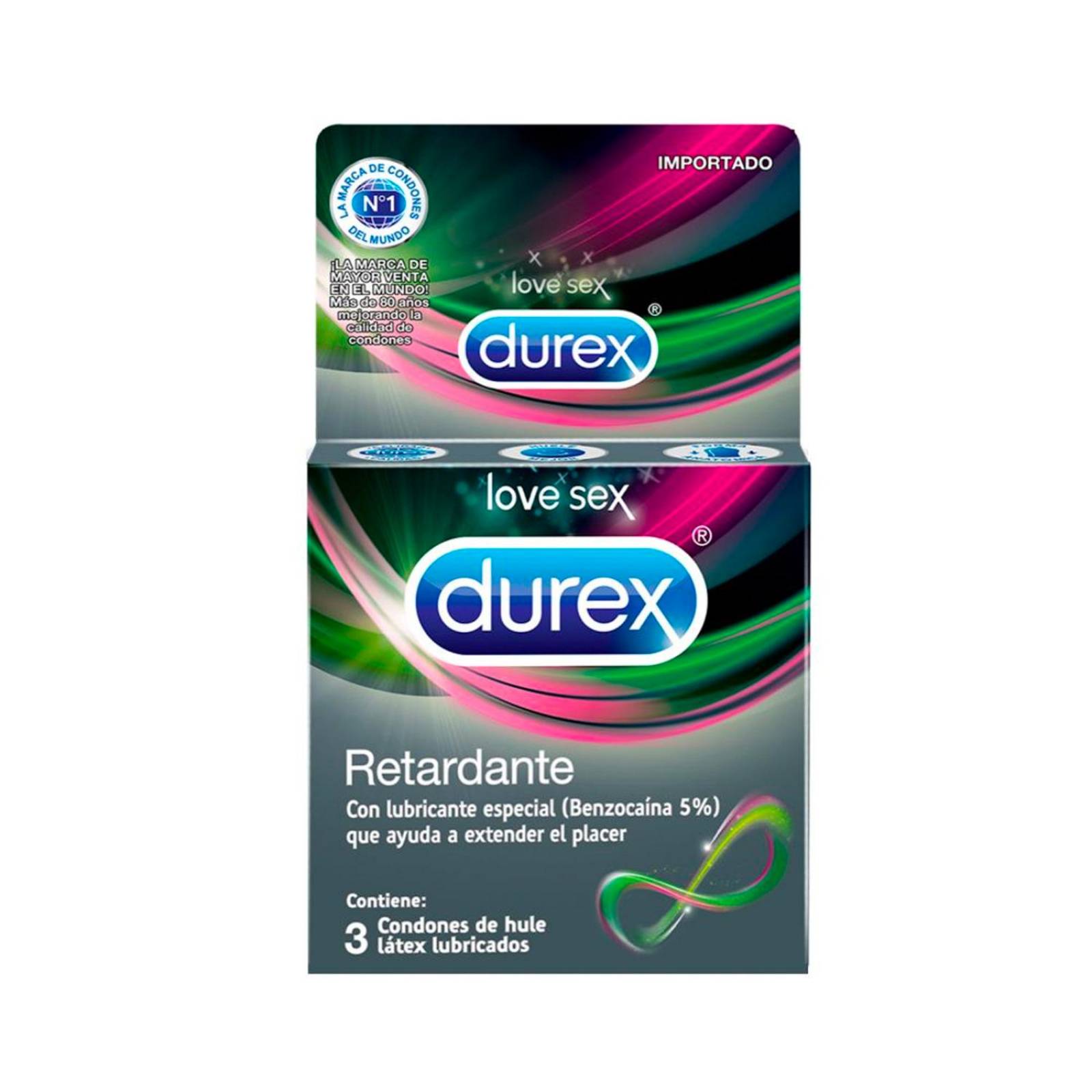 Preservativos Durex Retardantes 3 piezas 