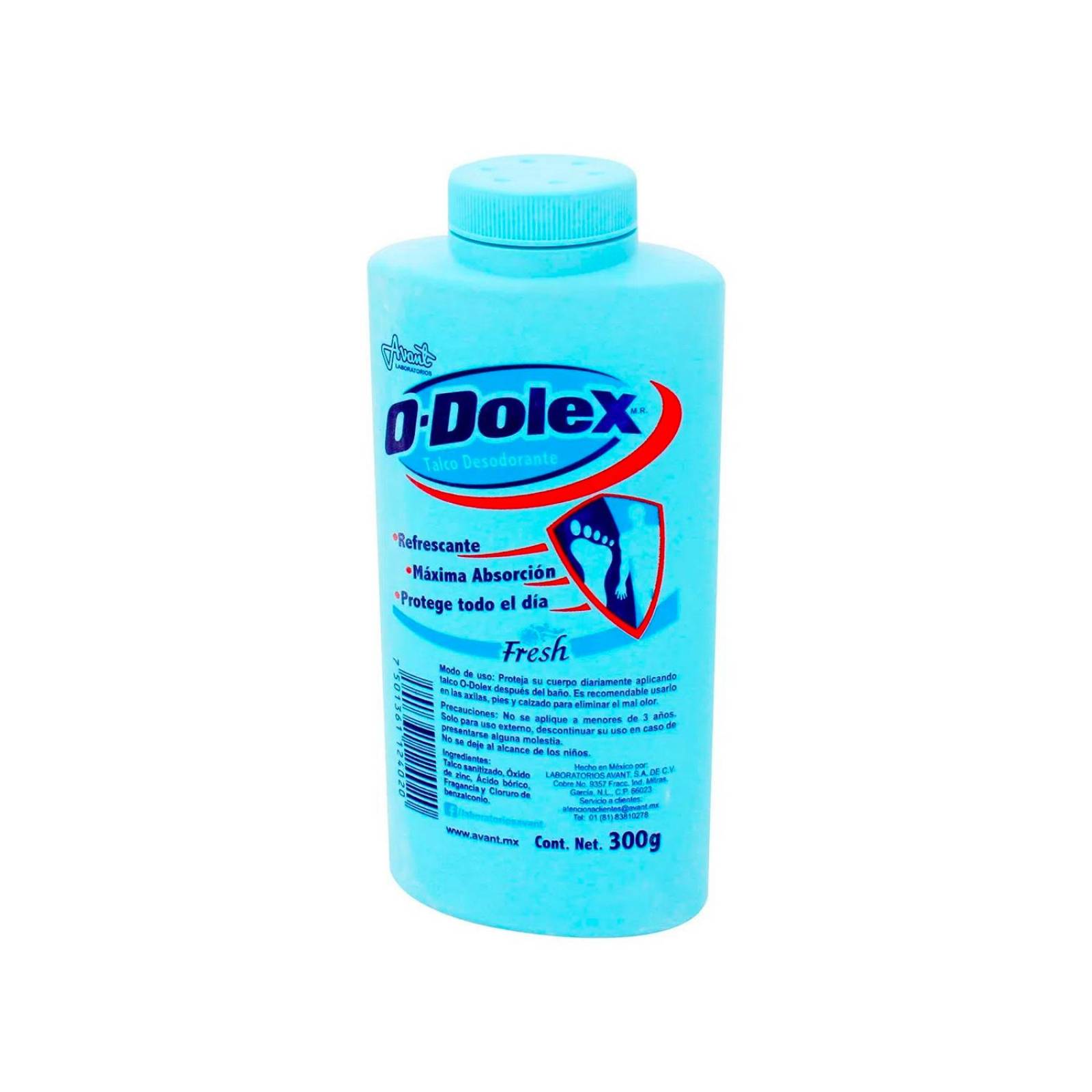 Talco Desodorante O-Dolex Fresh 300 gr 