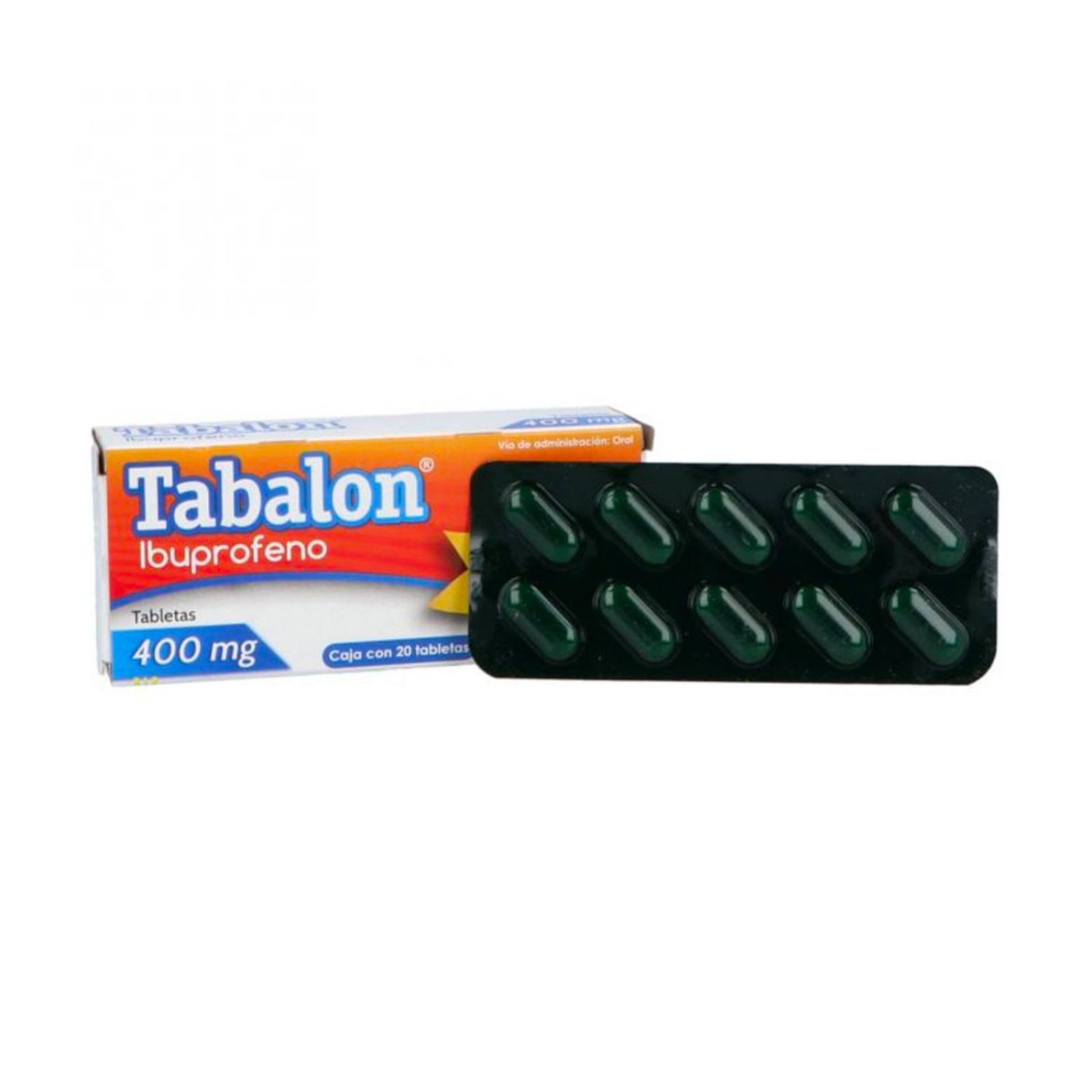 Ibuprofeno Tabalon 400 mg 20 tabletas 