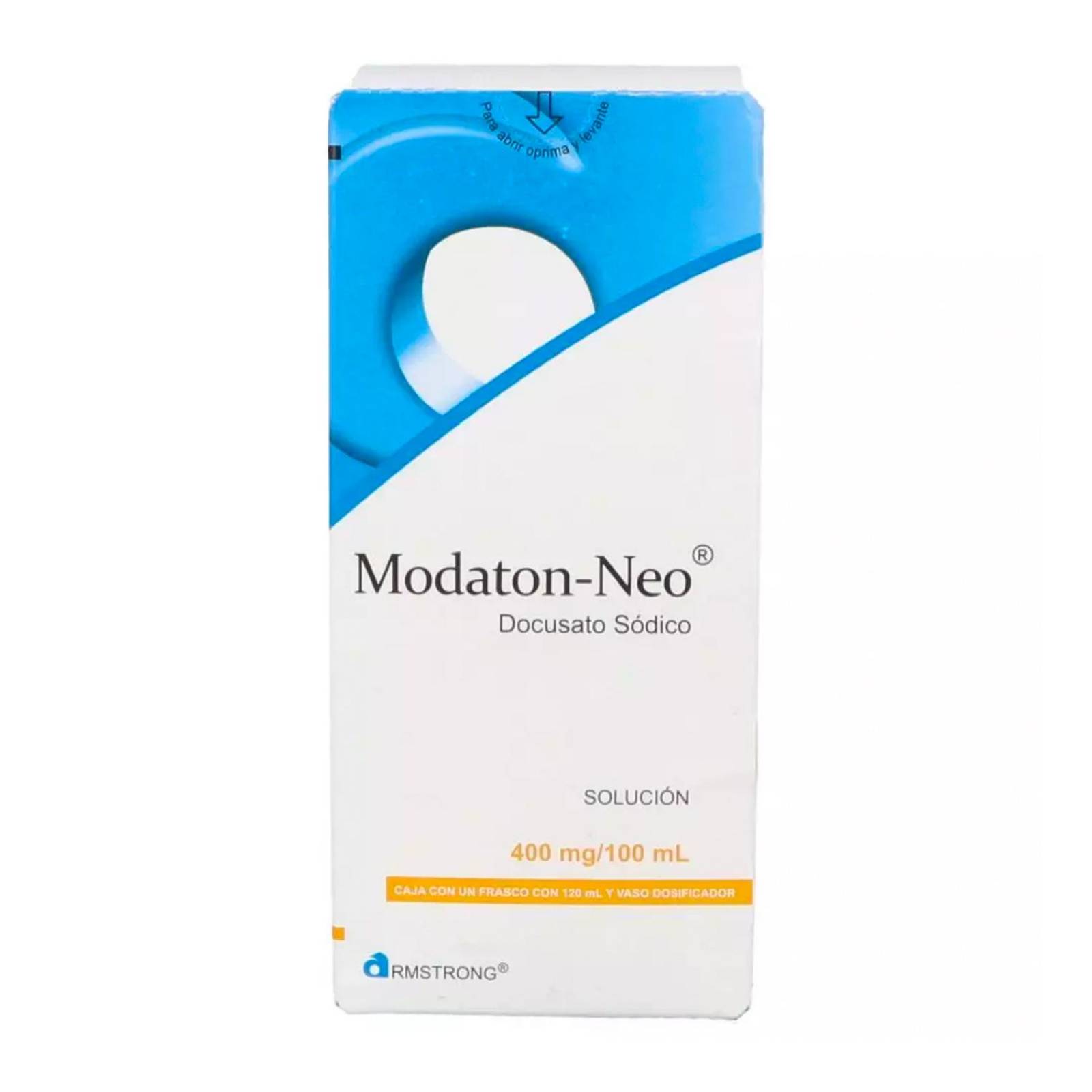 Solución Oral Modaton-Neo Docusato Sódico 400 mg 120 ml 