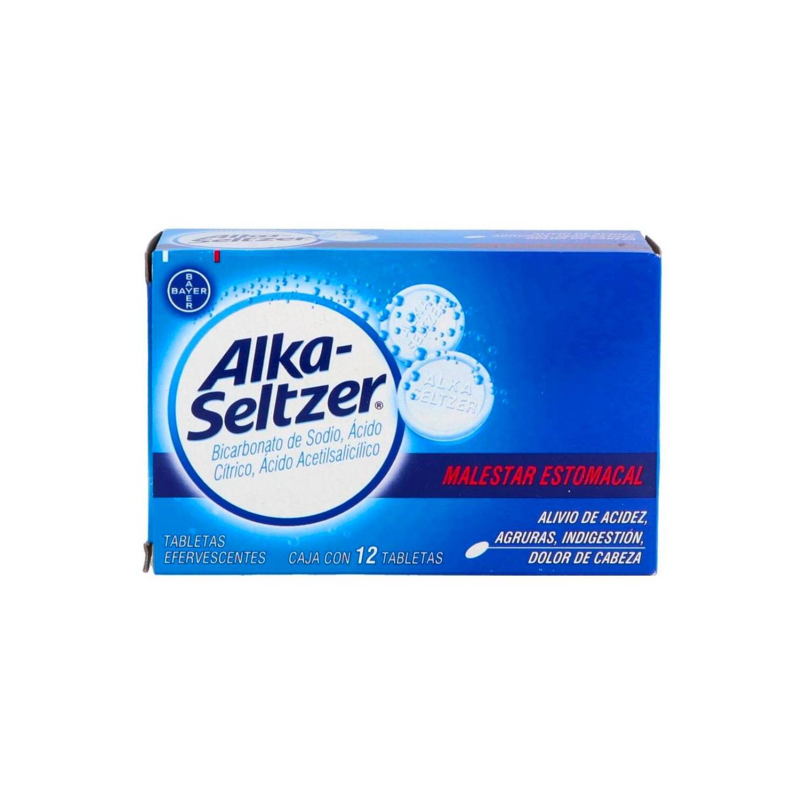Antiácido Alka-Seltzer Efervescentes 12 Tabletas