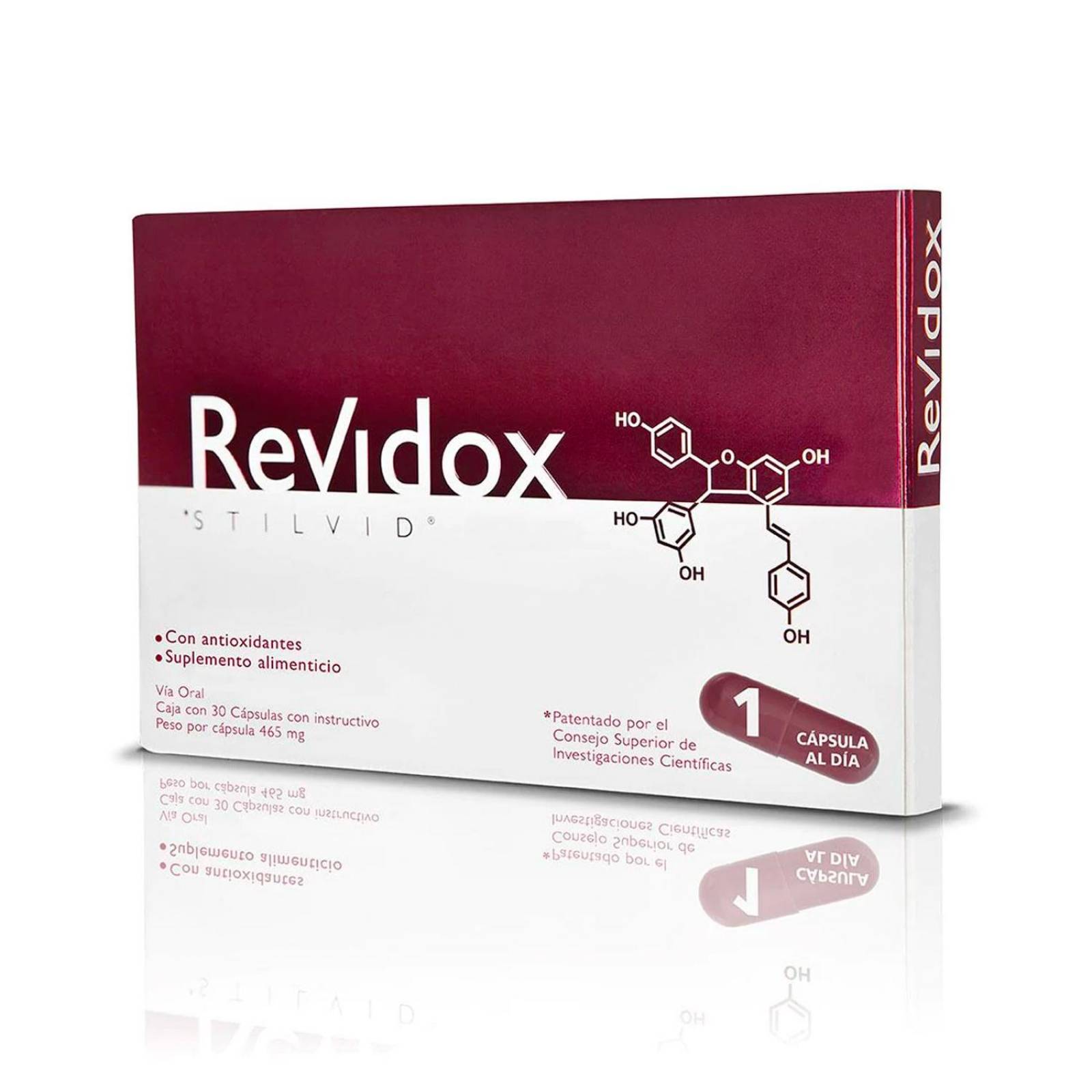 Suplemento Alimenticio Revidox 30 Cápsulas 