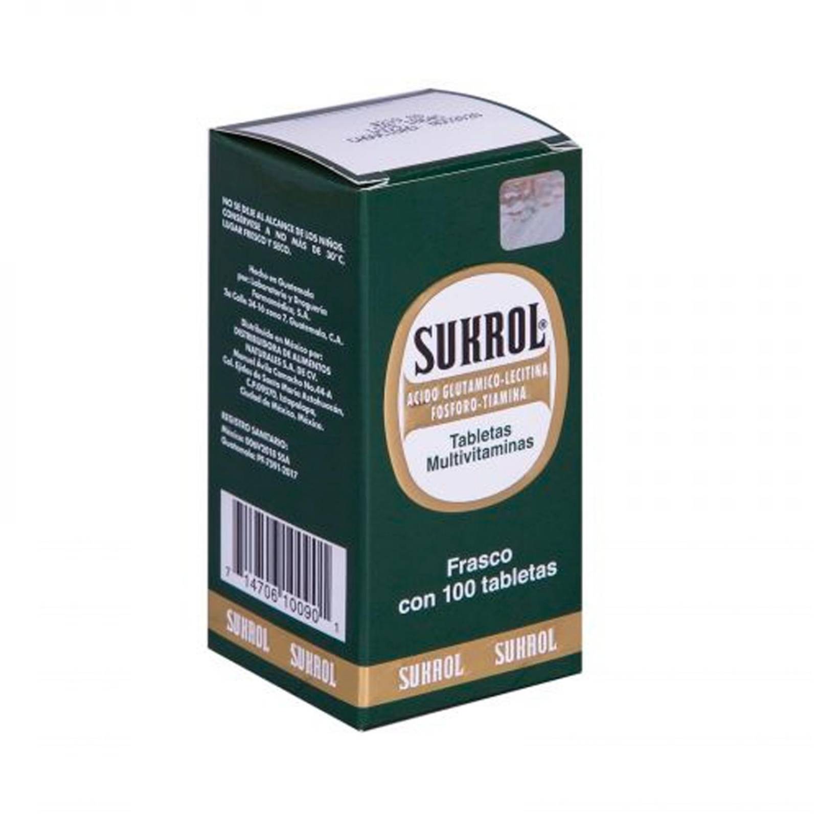 Multivitaminas Sukrol 100 Tabletas 