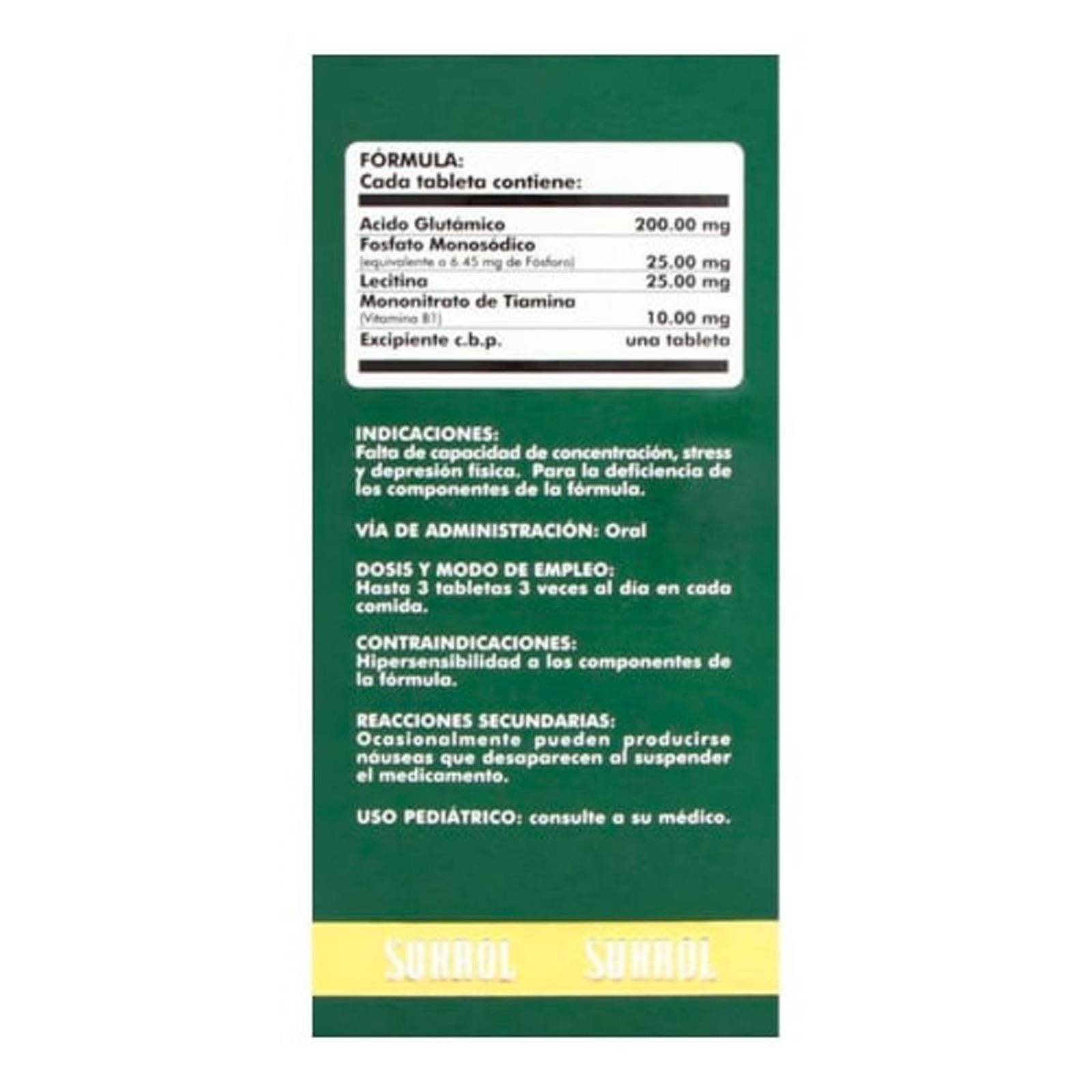 Multivitaminas Sukrol 100 Tabletas 