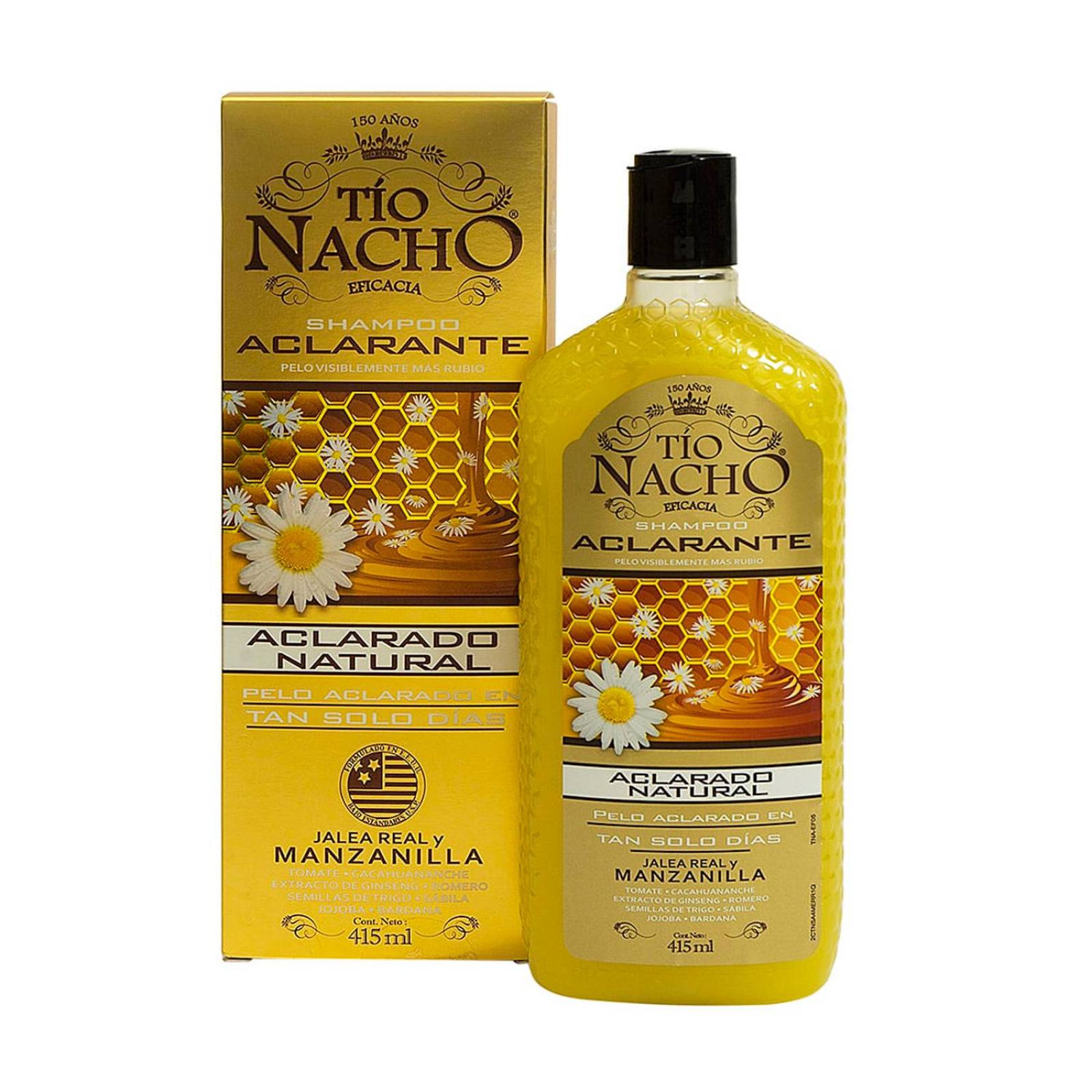 Shampoo Tío Nacho Anticaída Aclarante 415 ml 