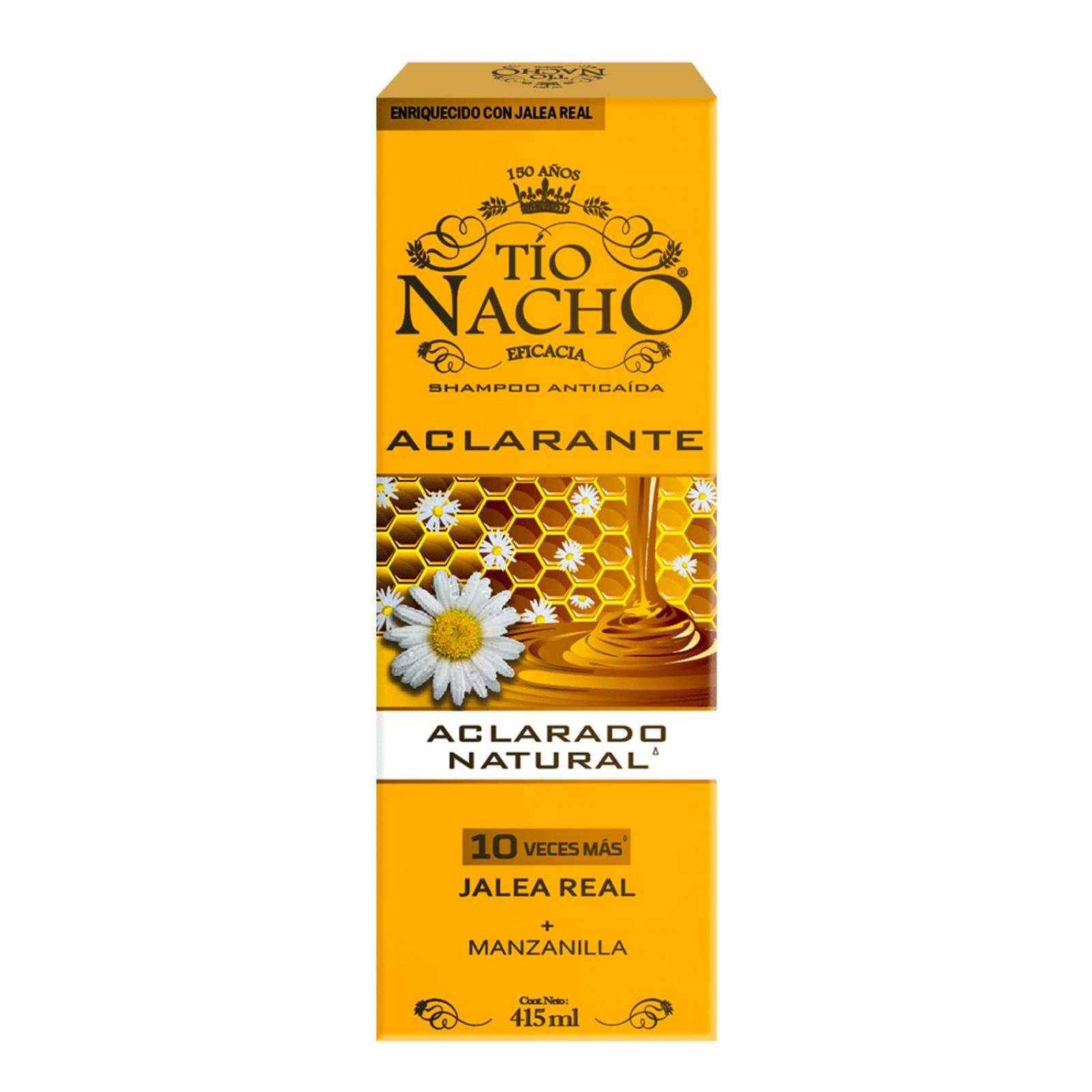 Shampoo Tío Nacho Anticaída Aclarante 415 ml 