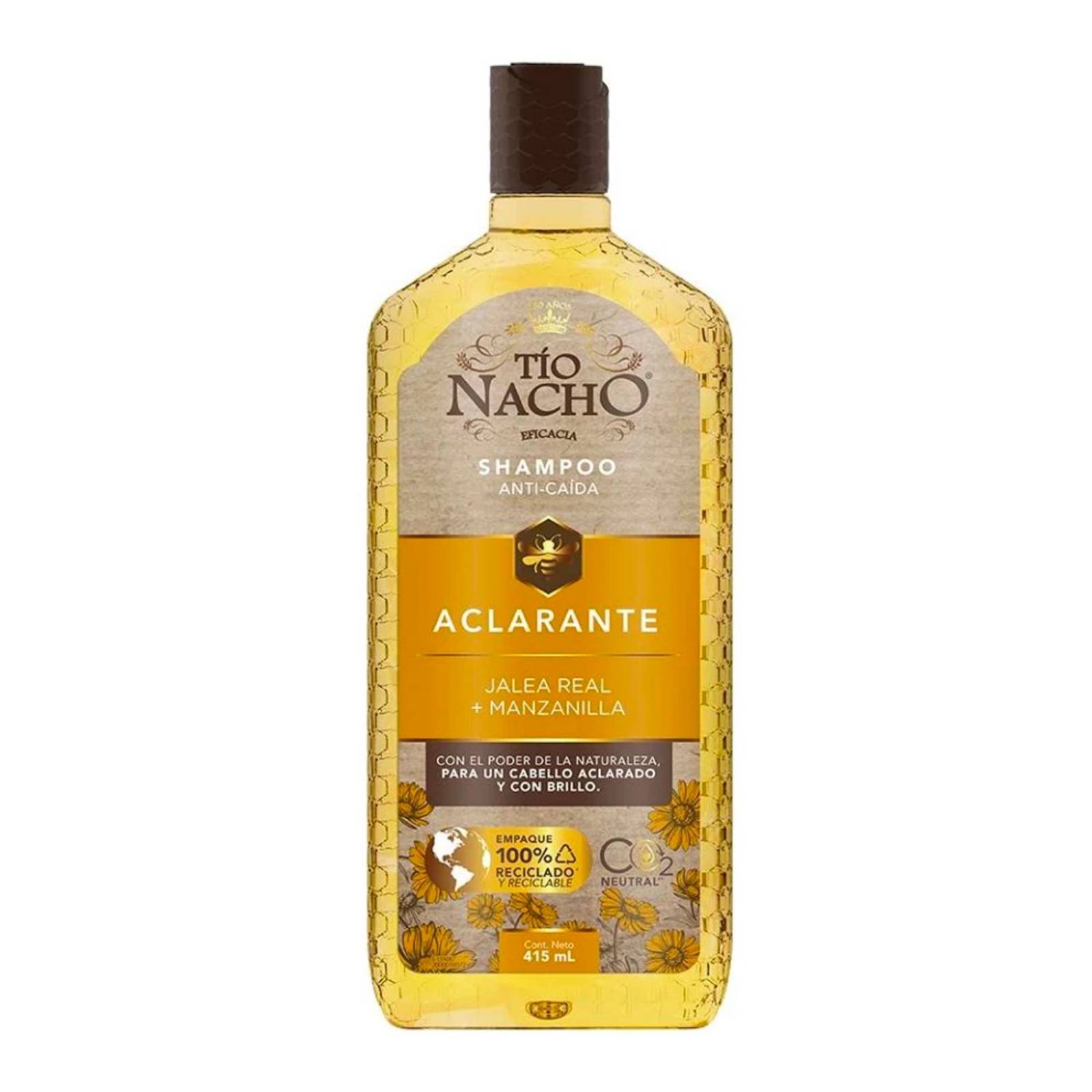 Shampoo Tío Nacho Anticaída Aclarante 415 ml 
