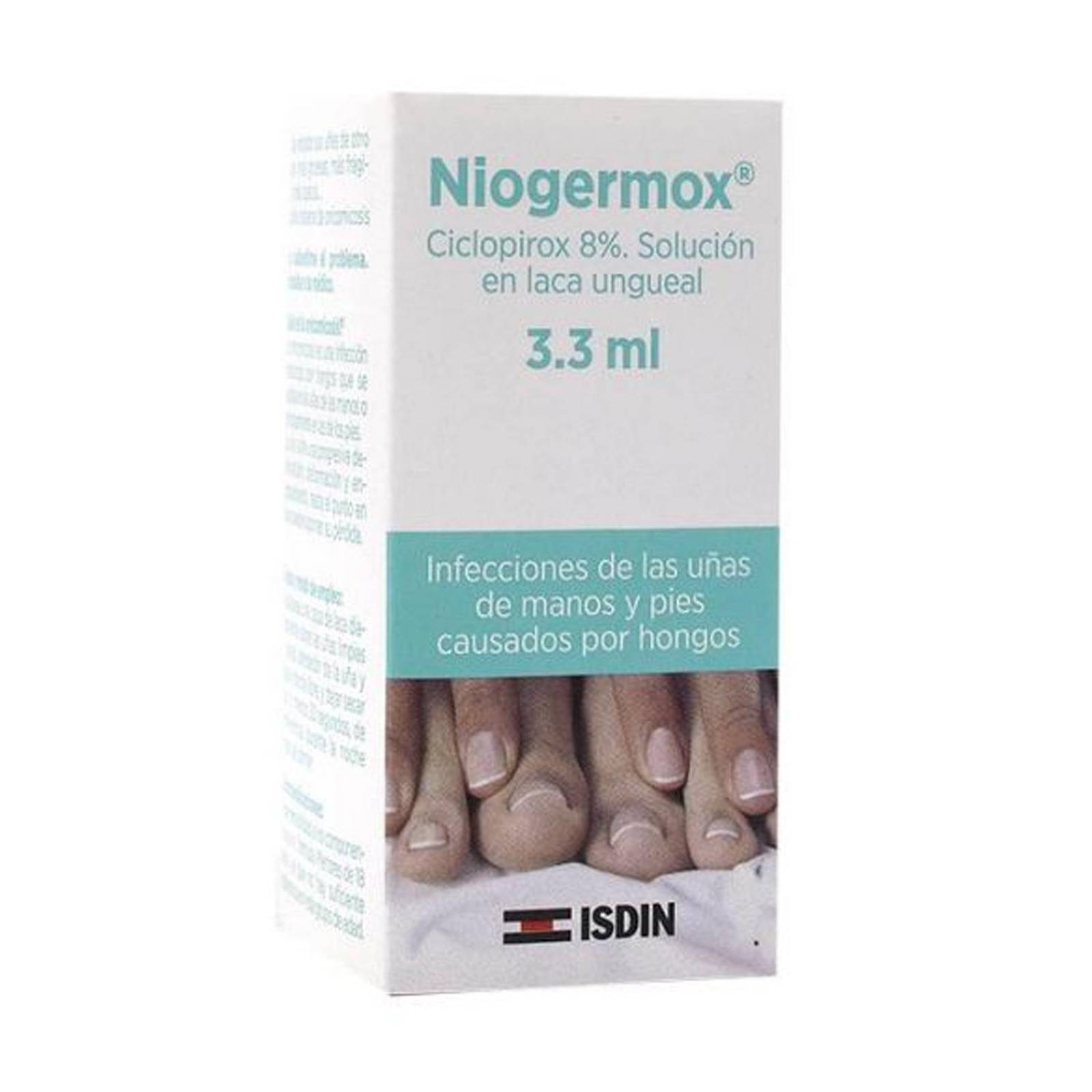 Solución Isdin Niogermox 8% 3.3 ml