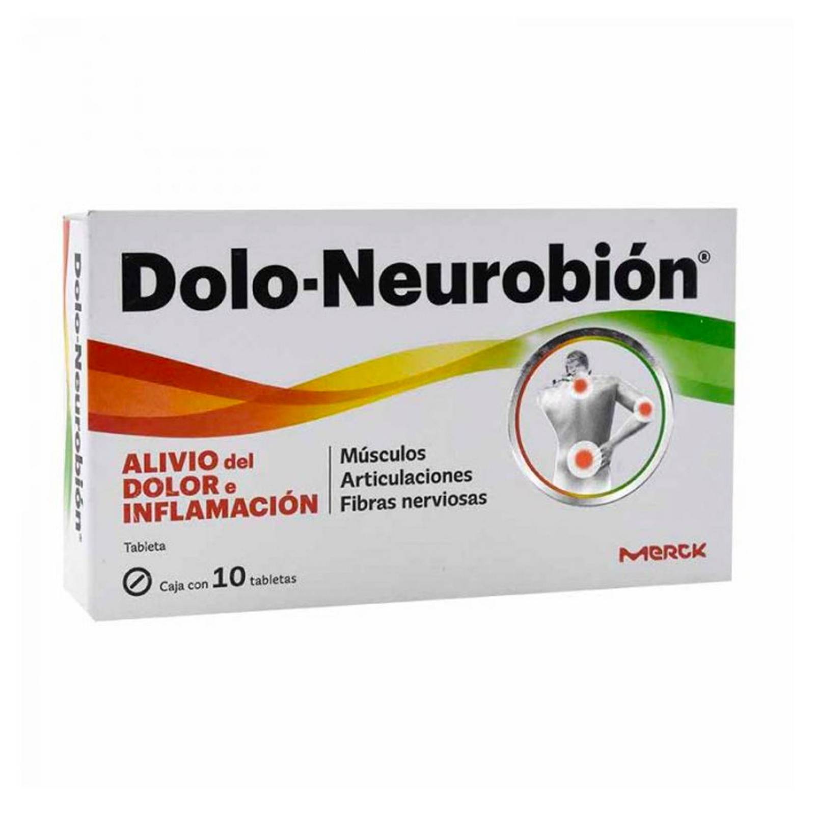 Tabletas Dolo-Neurobión 10 piezas 