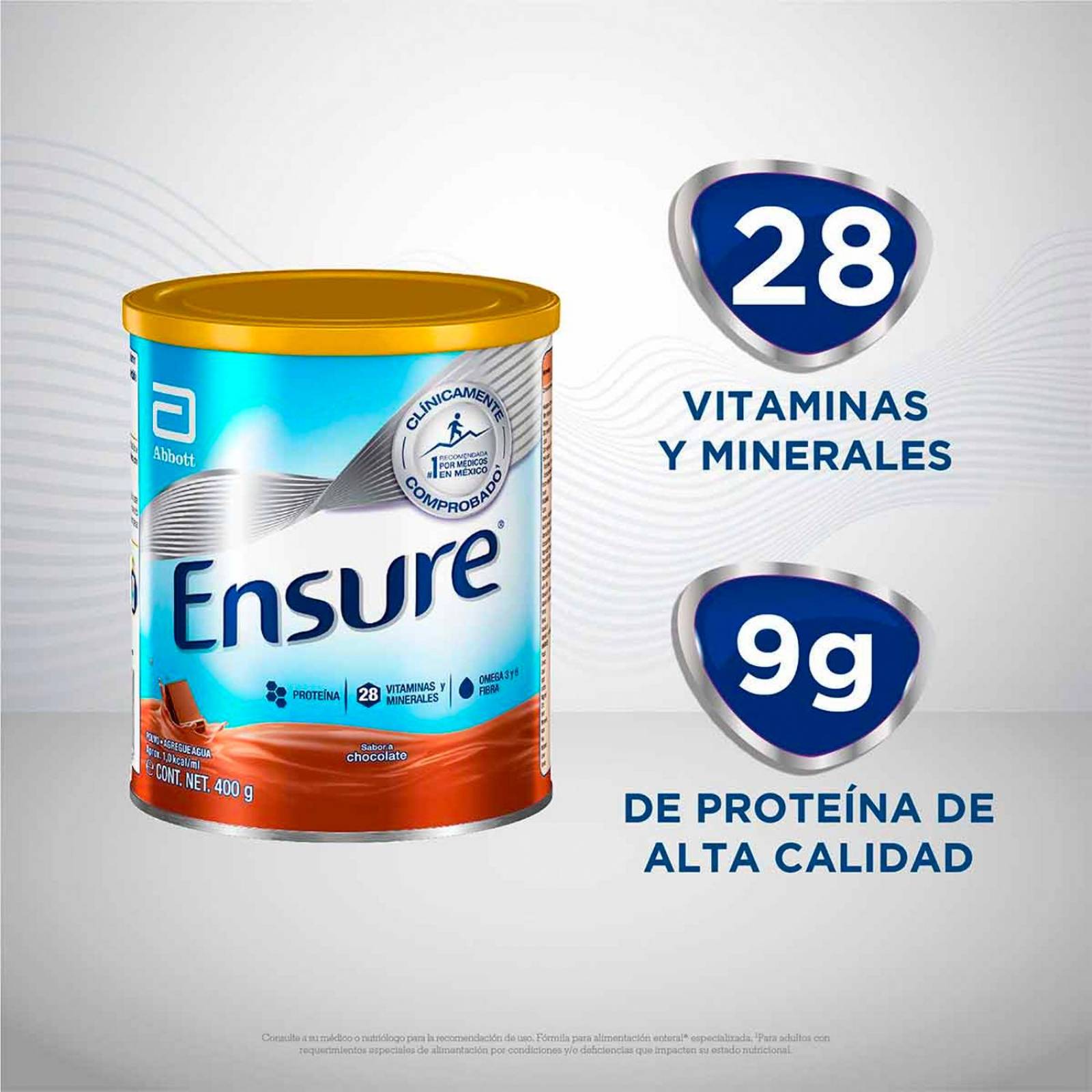 Suplemento Alimenticio Ensure Chocolate 400 gr 