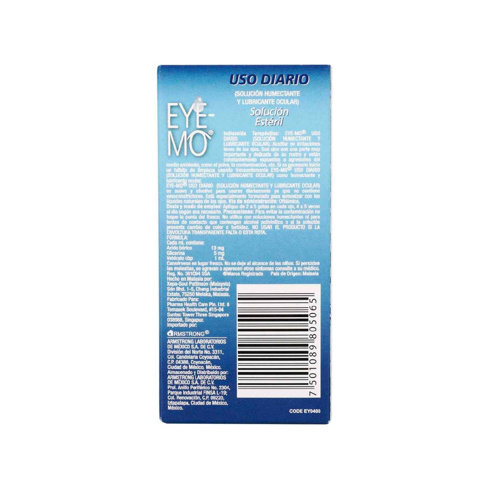 Solución Oftálmica Eye-Mo Uso Diario 15 ml 