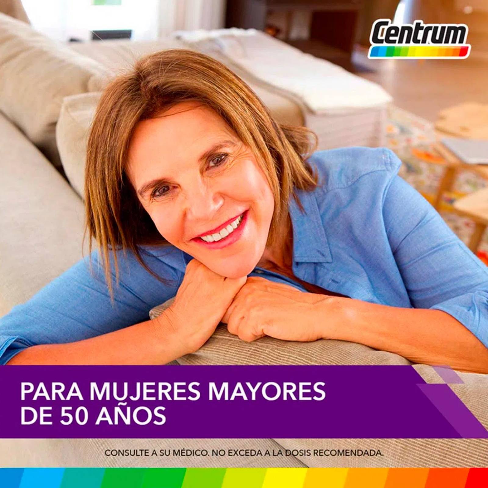 Multivitamínico Centrum Gender +50 60 Tabletas