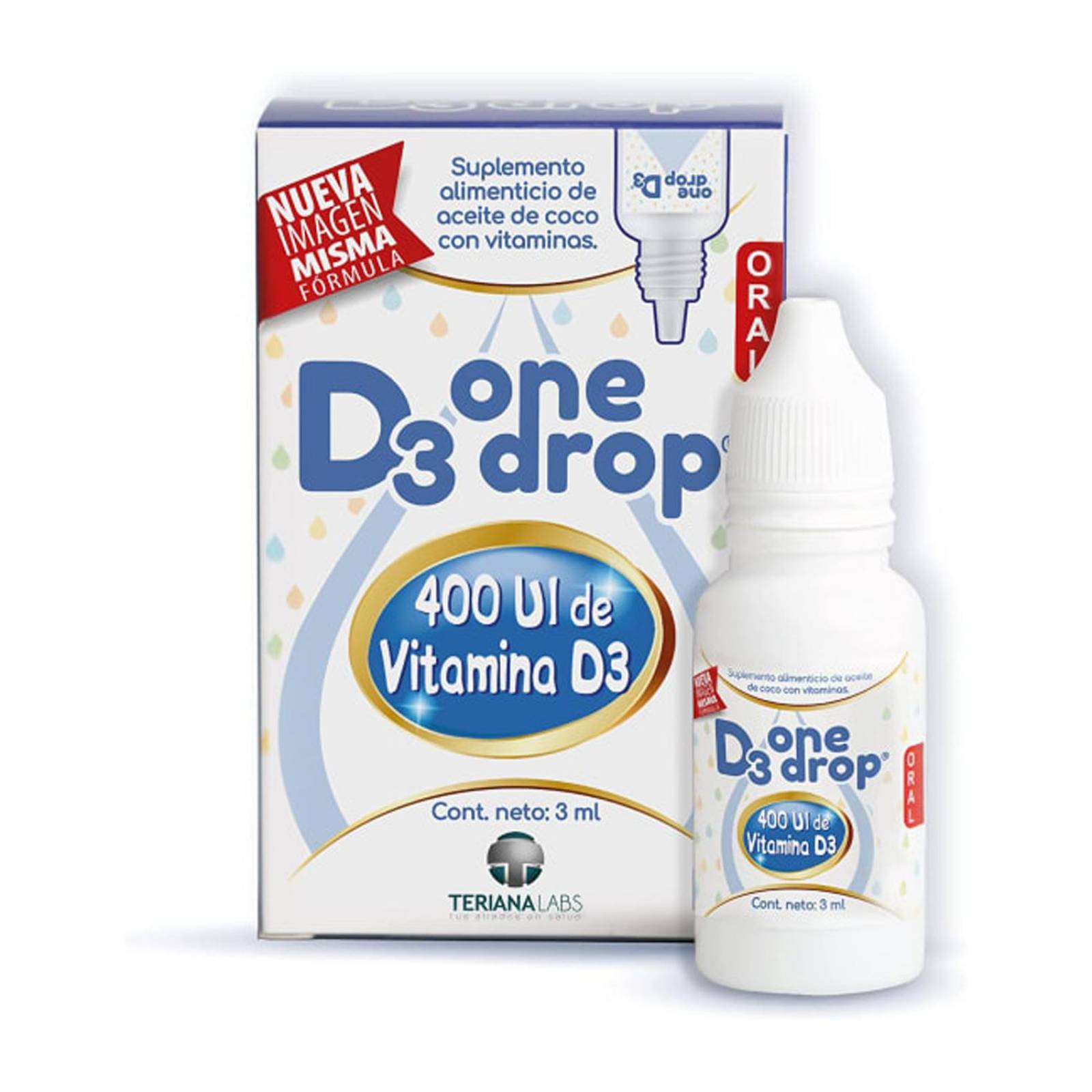 Suplemento Alimenticio One Drop Vitamina D3 3 ml
