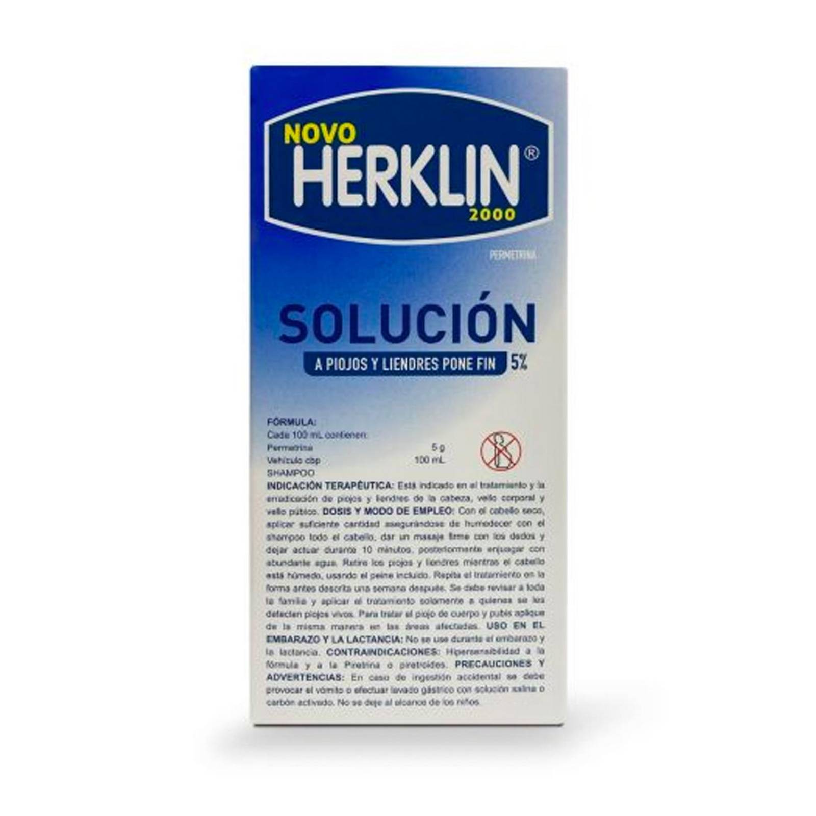 Shampoo Antipiojos Novo Herklin 2000 100 ml 
