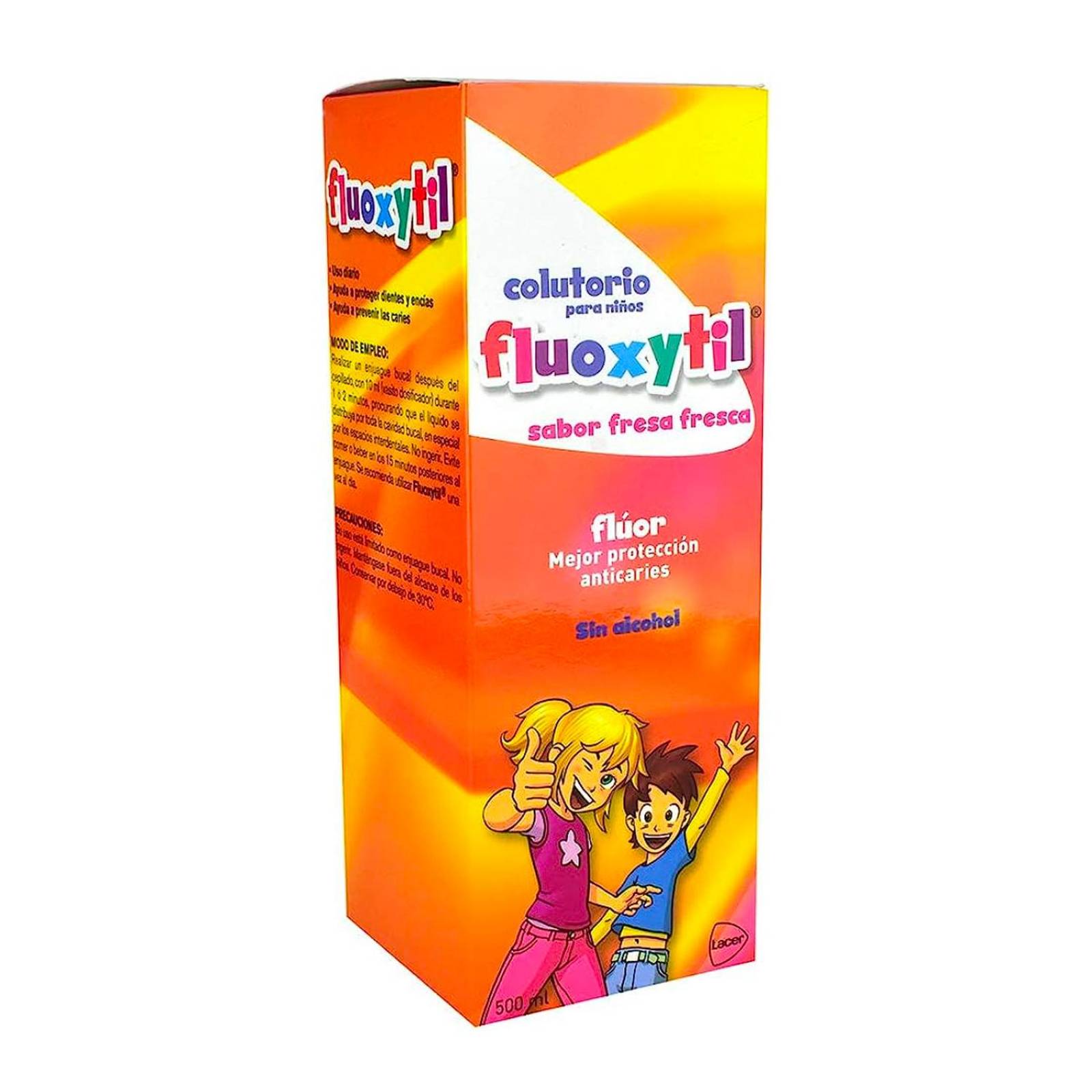 Colutorio Infantil Fluoxytil Sabor Fresa 500 ml