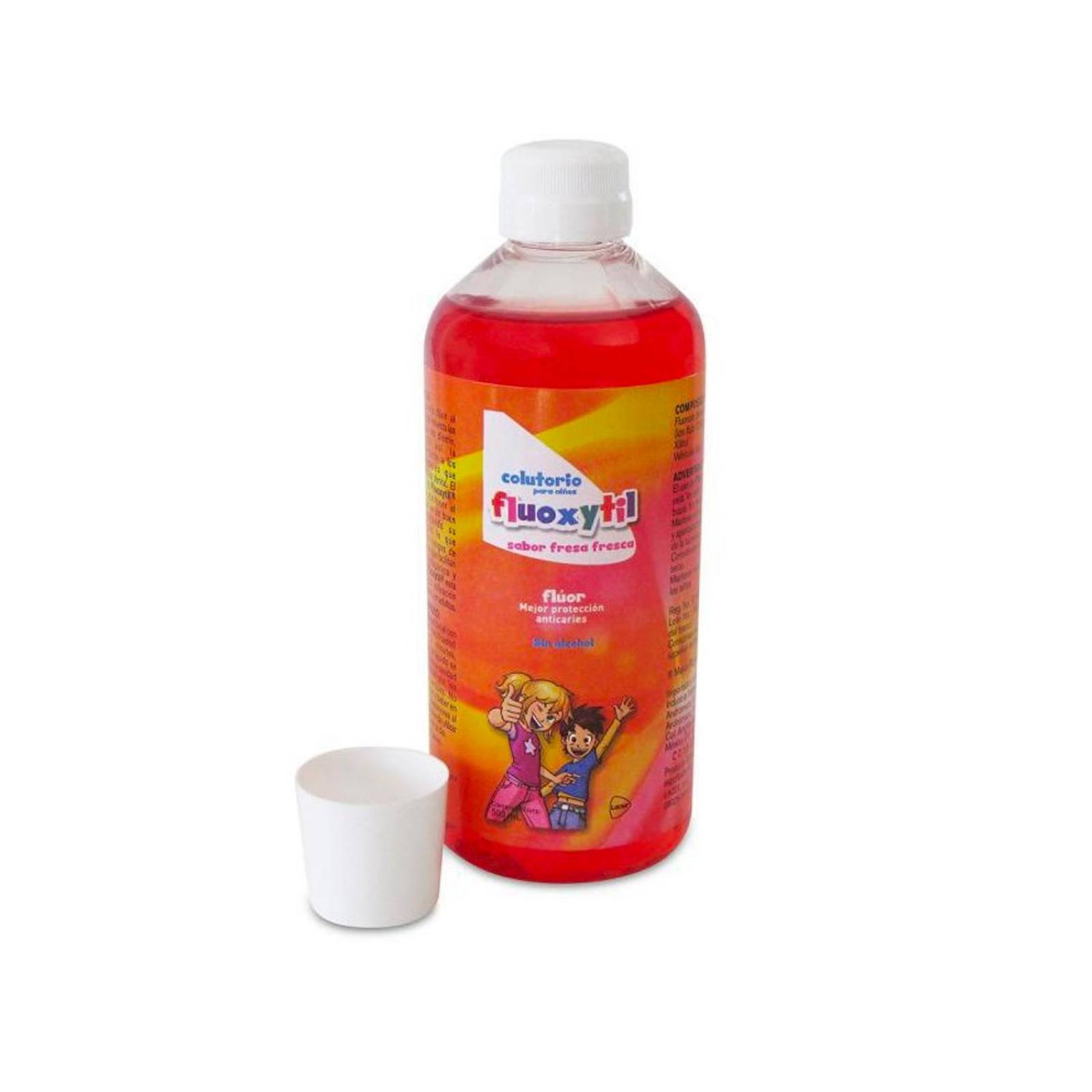 Colutorio Infantil Fluoxytil Sabor Fresa 500 ml