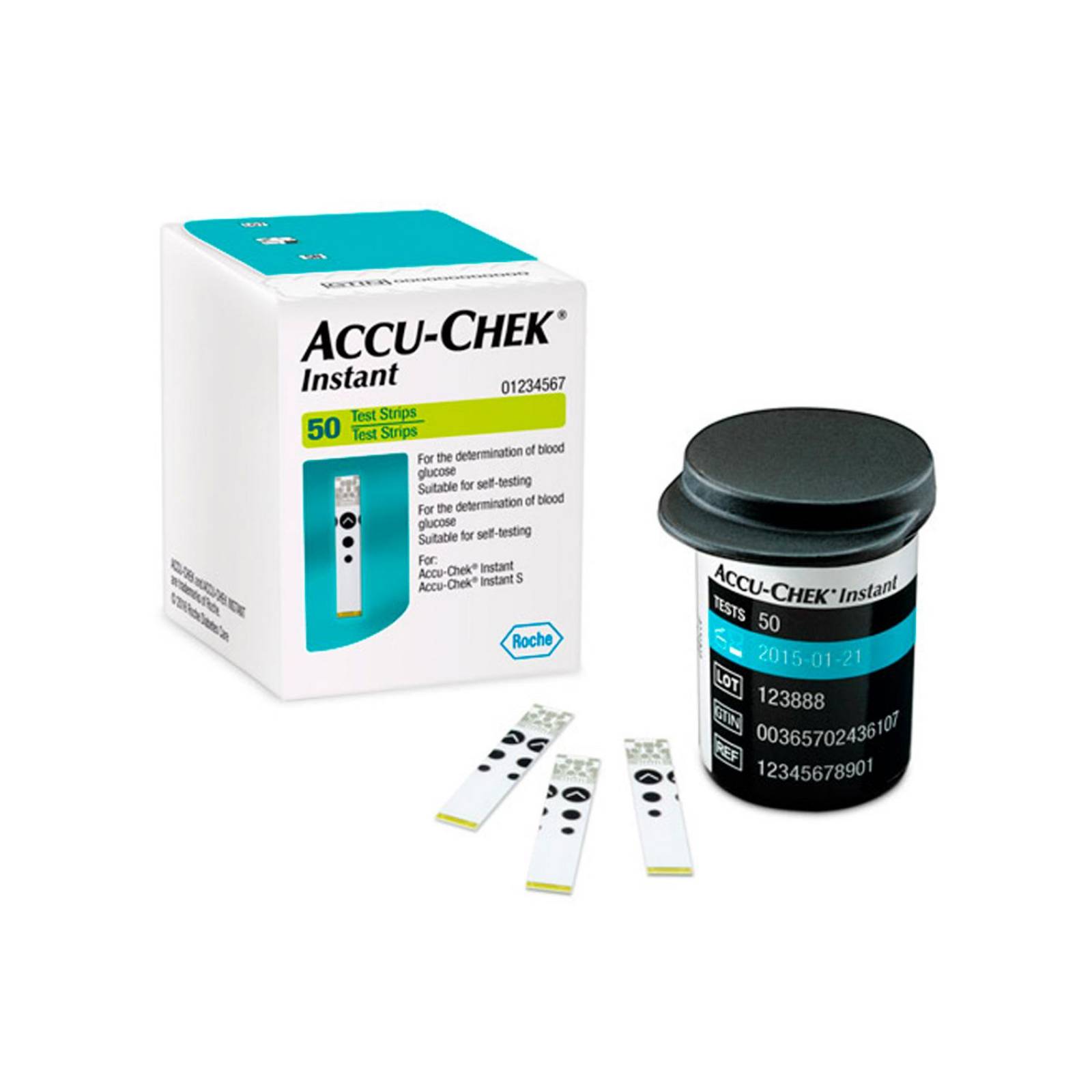 Tiras Reactivas Accu-Chek Active 25 piezas 