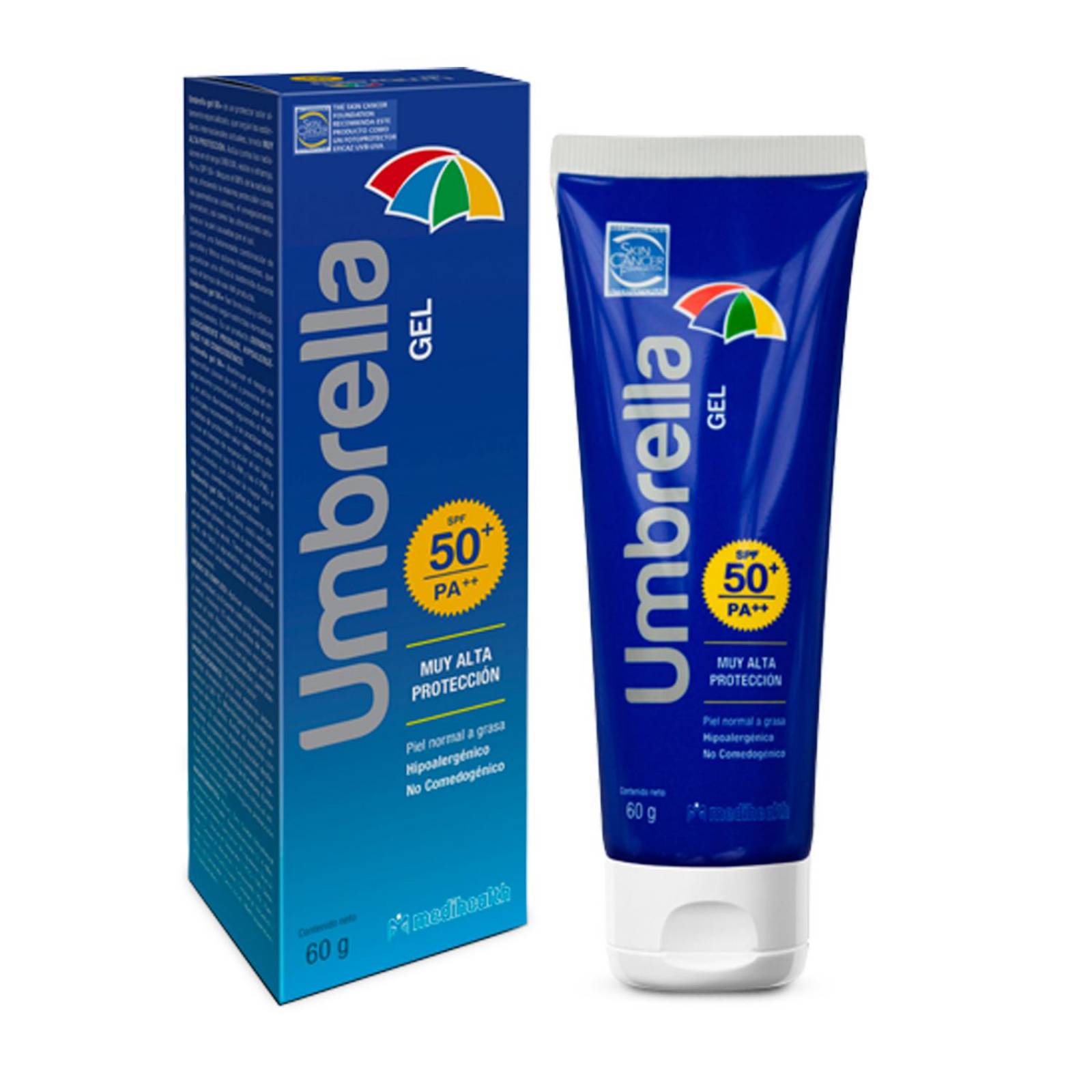 Protector Solar Umbrella Gel FPS 50+ 60 gr 