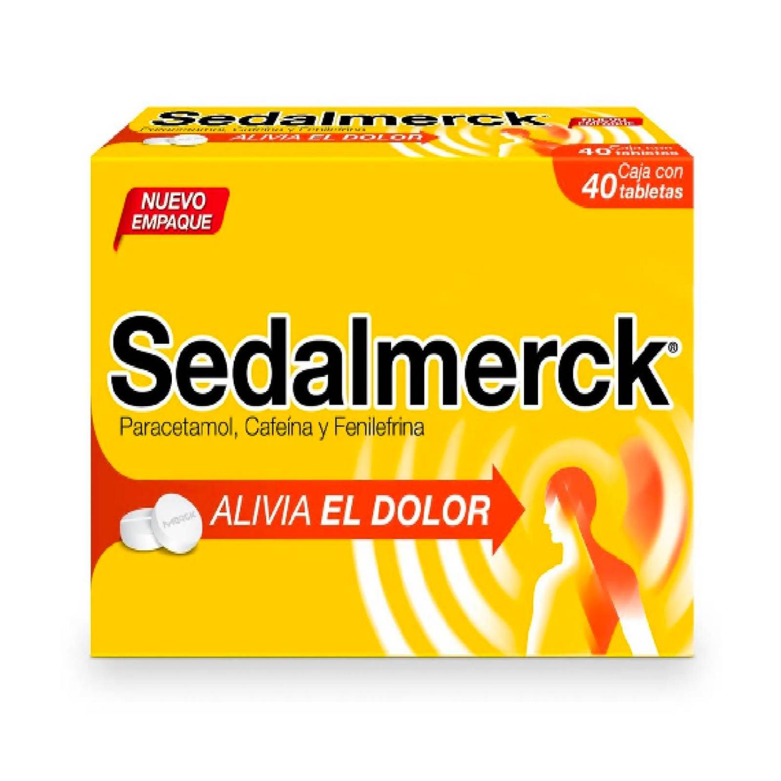 Tabletas Sedalmerck 10 sobres con 4 tabletas