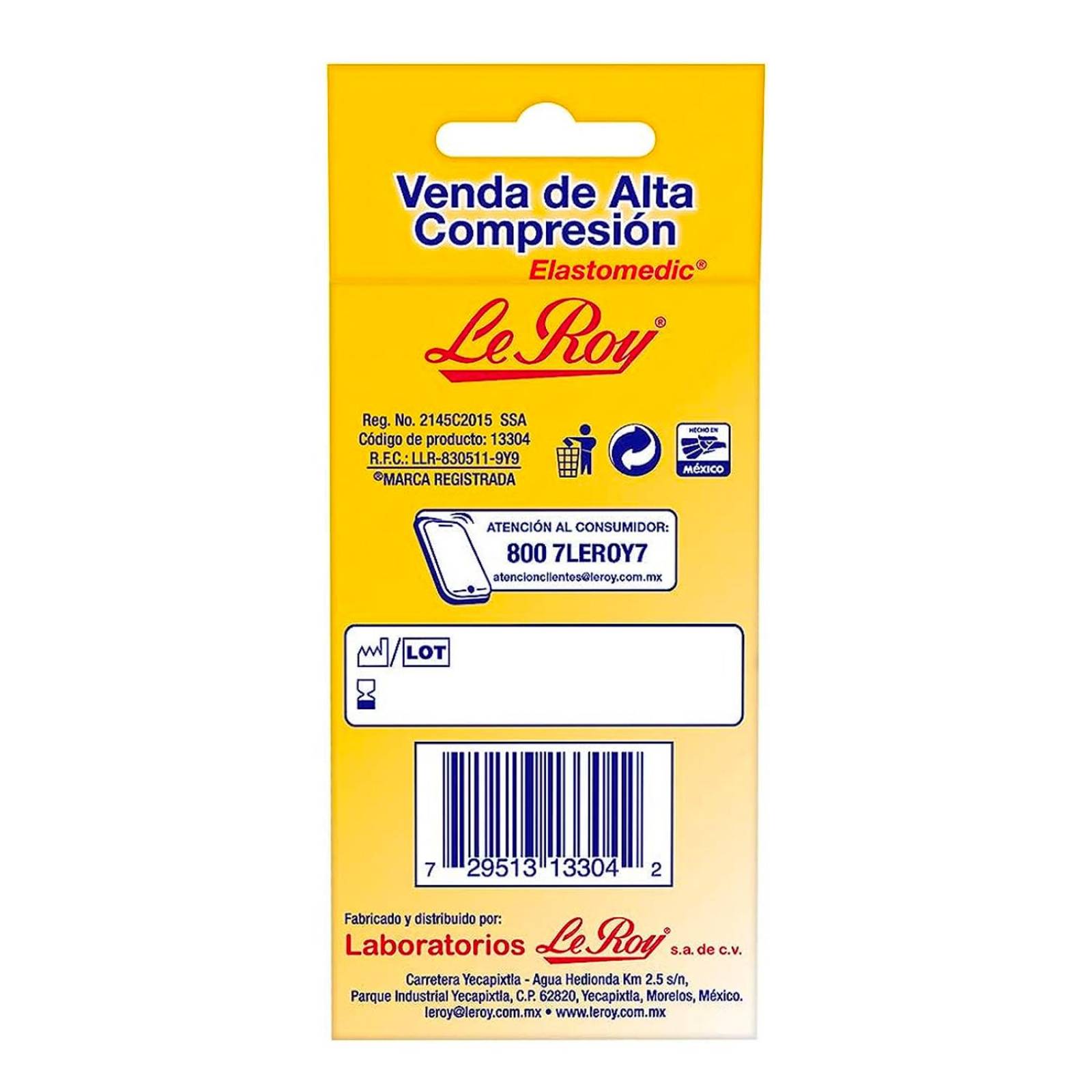 Venda Le Roy Elastomedic 10 cm 