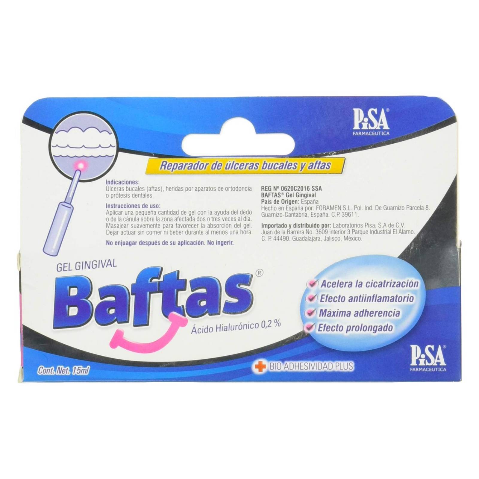 Gel Gingival Baftas 15 ml 
