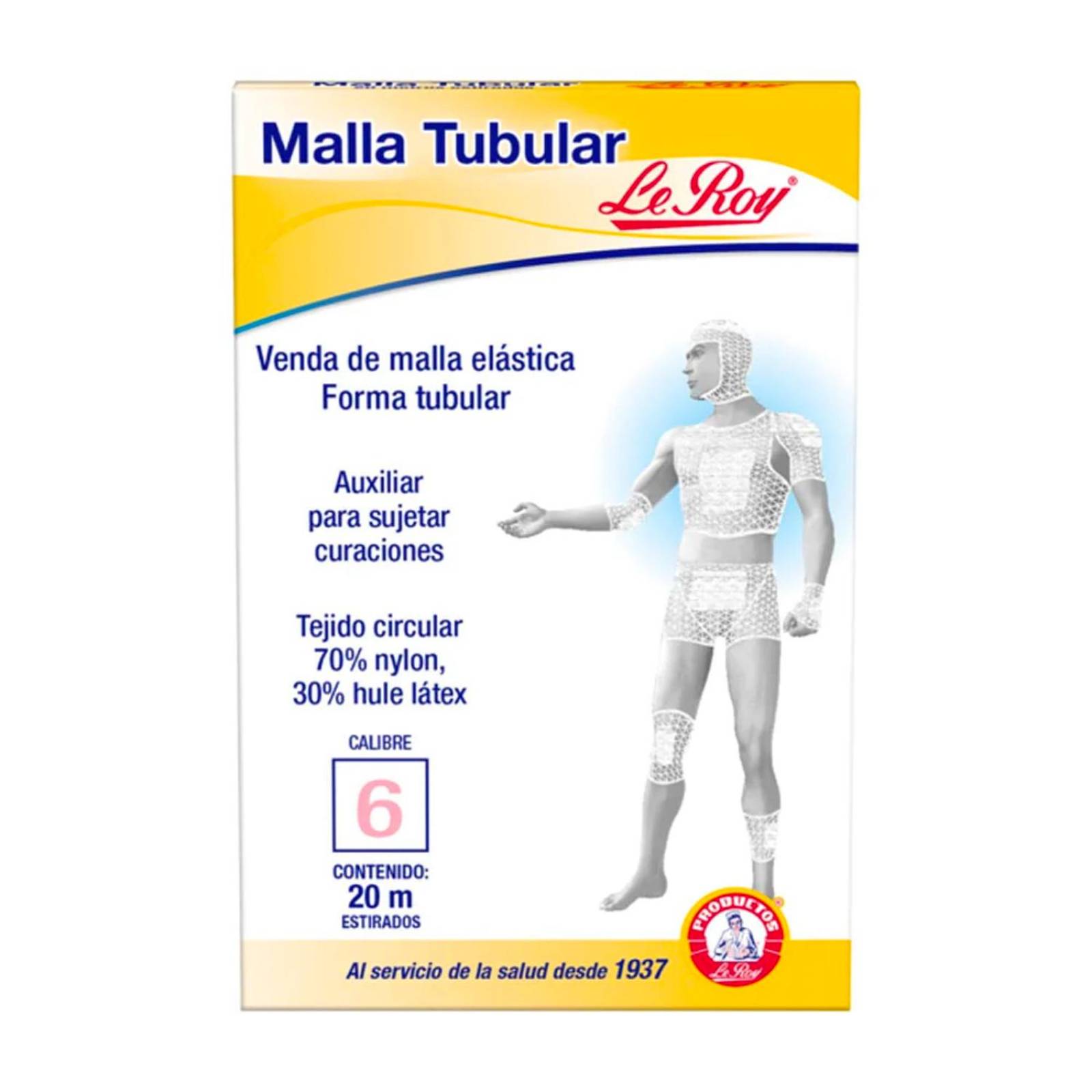 Venda Le Roy Tubular N6 Pecho 1 pieza de 6x2m 