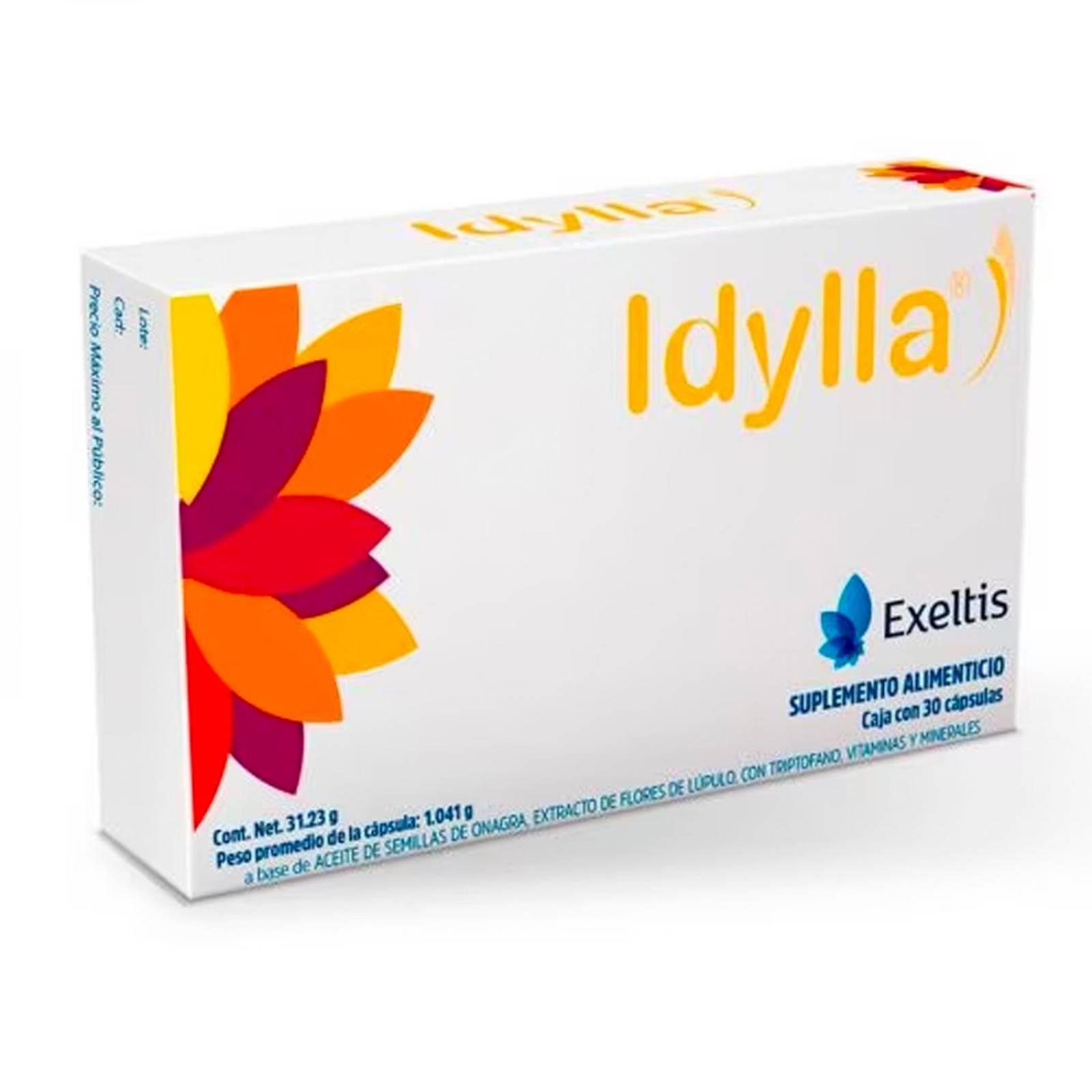 Suplemento Alimenticio Idylla 30 Cápsulas