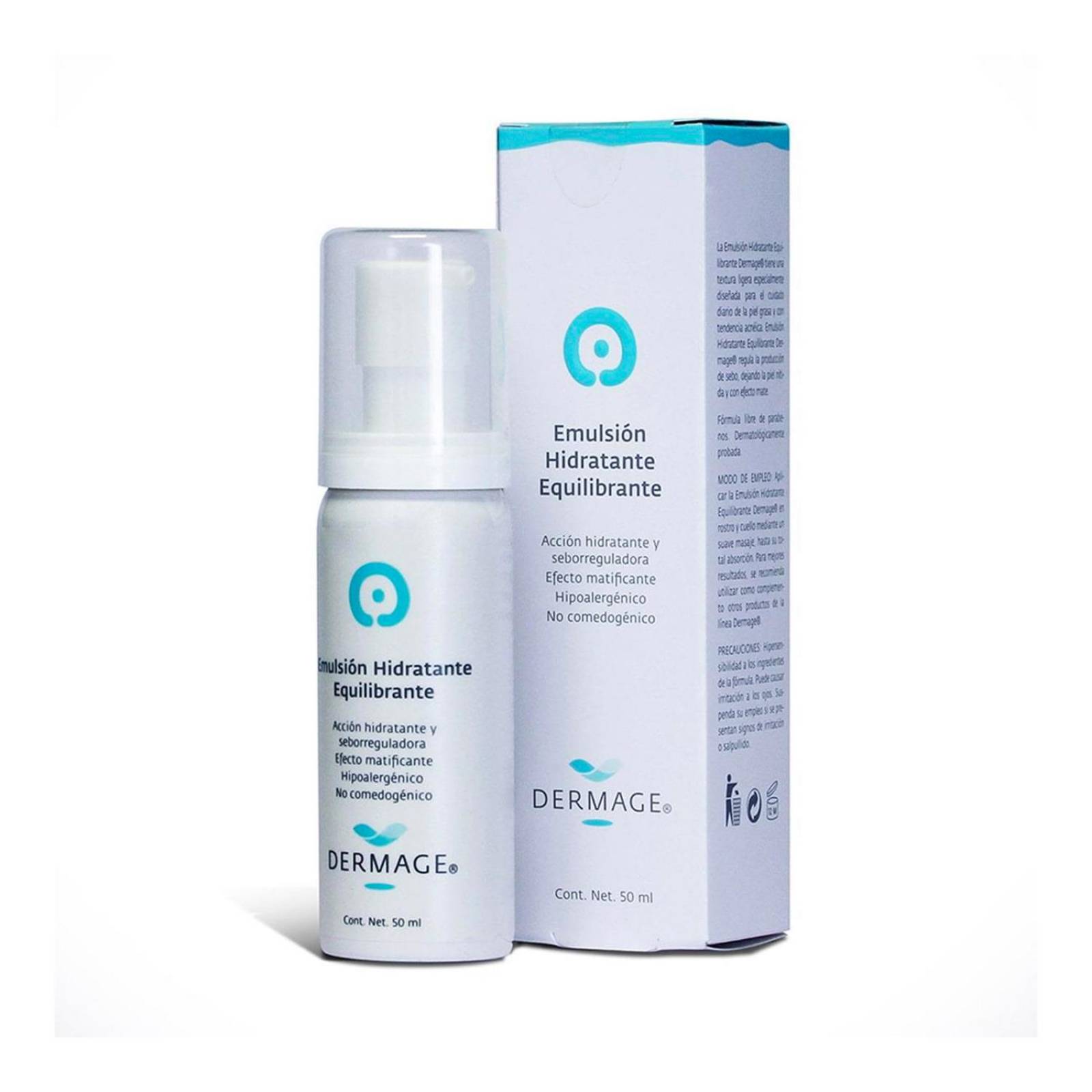 Emulsión Corporal Dermage Hidratante Equilibrante 50 ml 